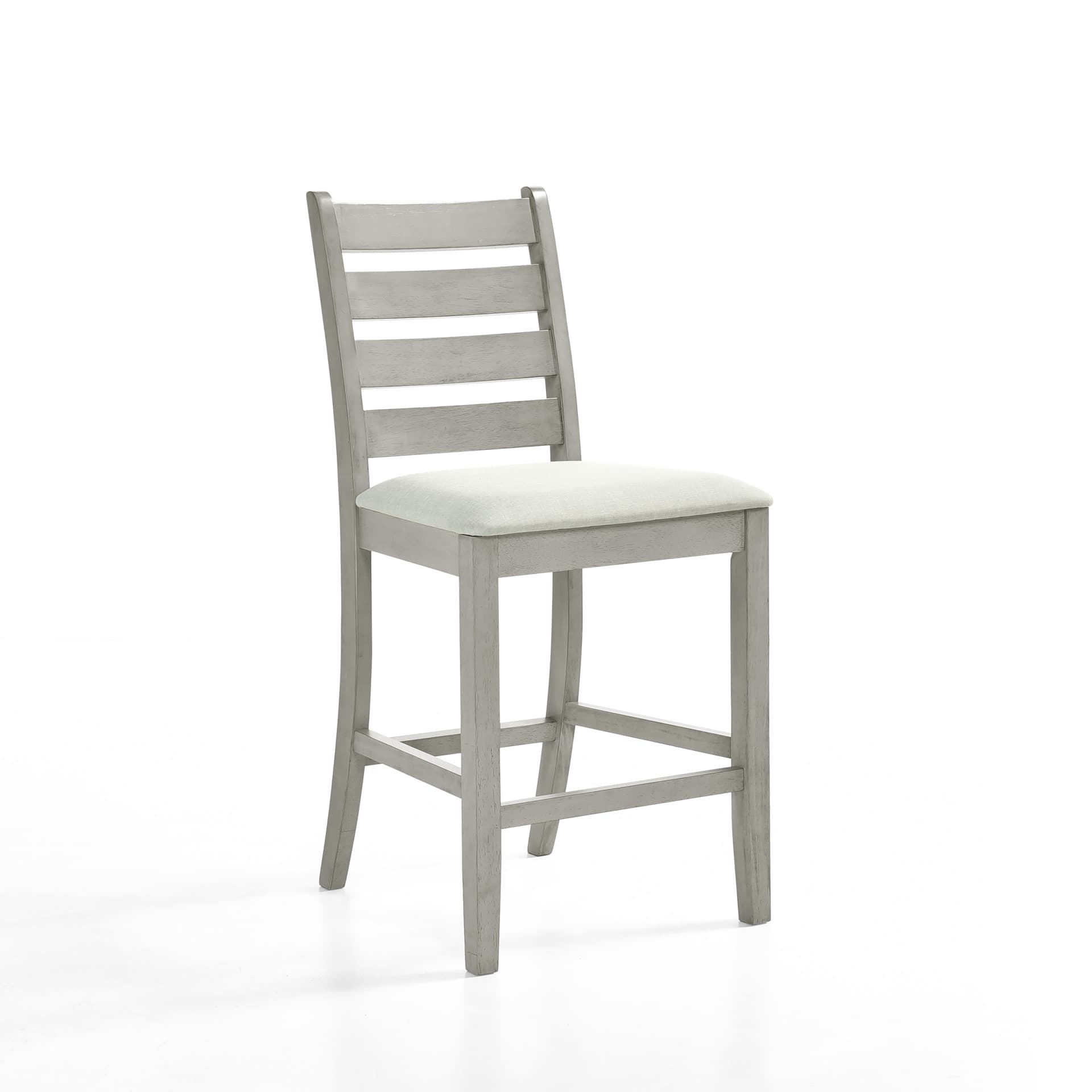 Pascal Ladderback Counter Chair (2 Per Carton), Driftwood
