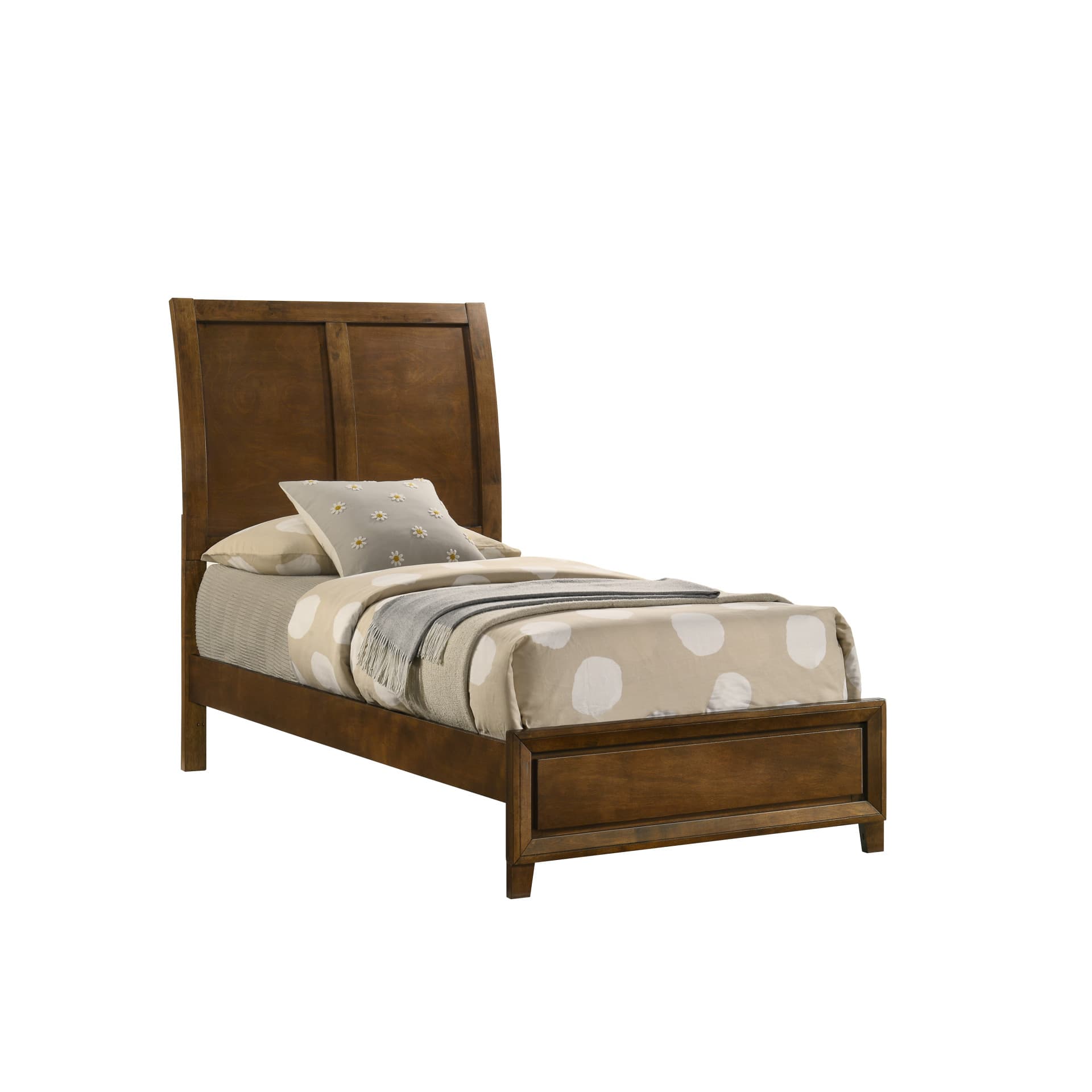 Ballard Walnut Twin Bed
