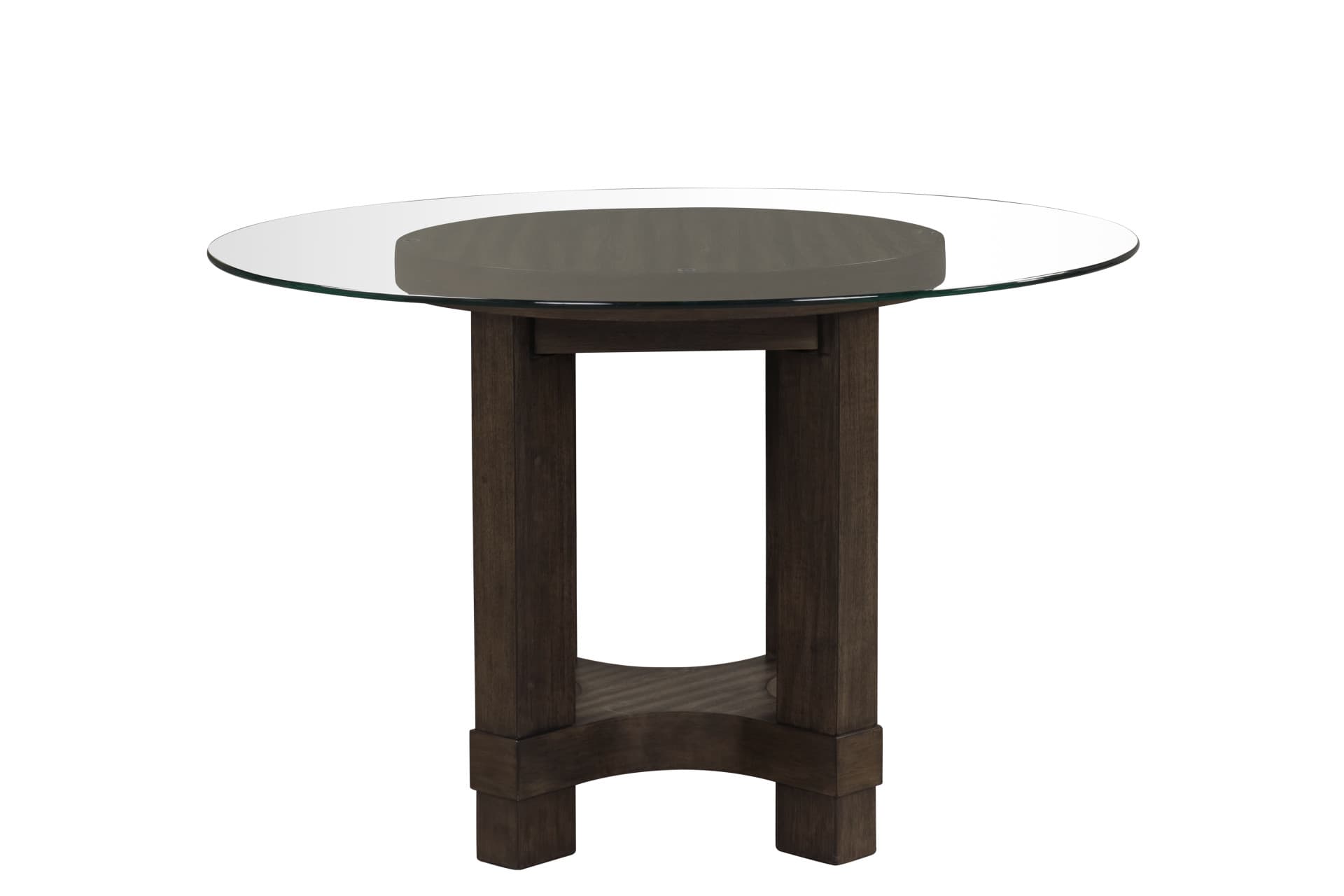 Cityscape Dining Cityscape 52" Round Dining Table Base-walnut