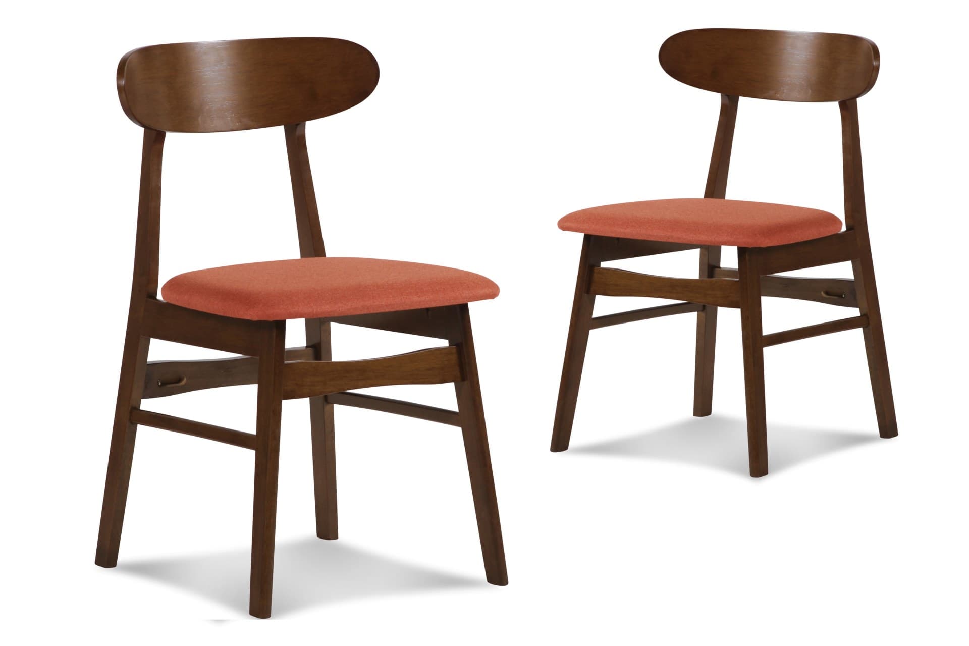 Morocco Dining Chair with Orange Seat Cushion (2 Per Carton)