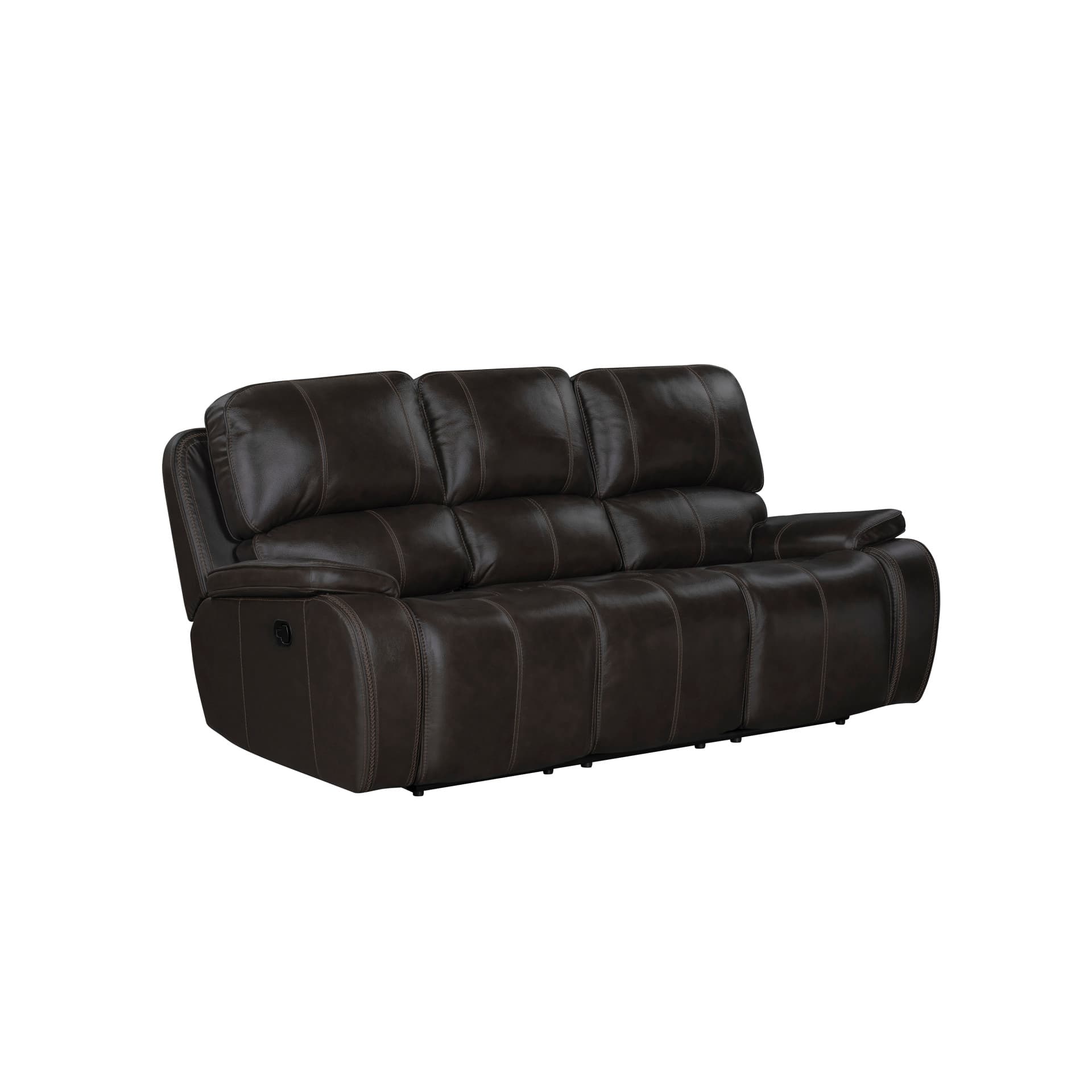 Brookings Sofa with Dual Recliner, Charcoal