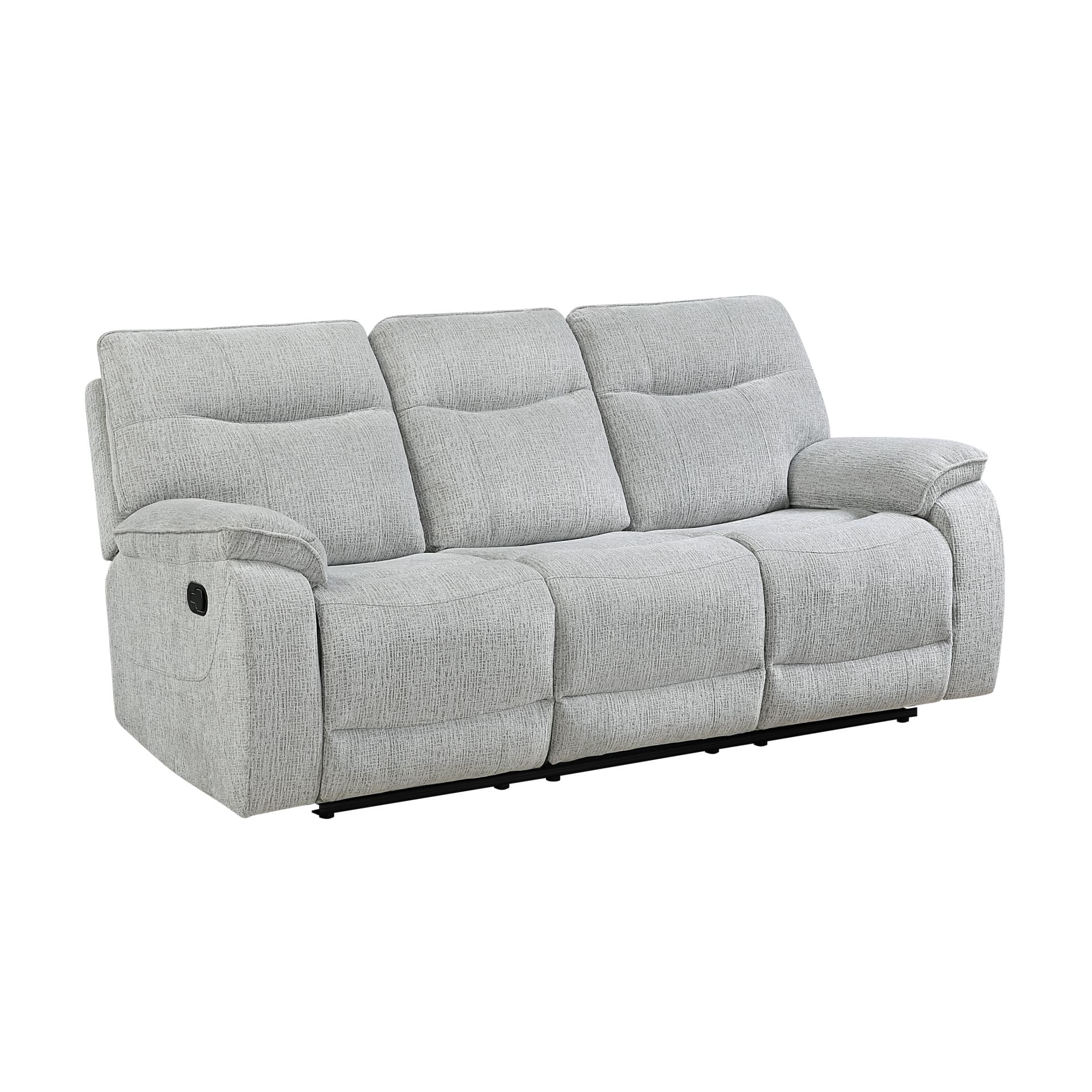 Chablis Reclining Sofa, Mist Gray