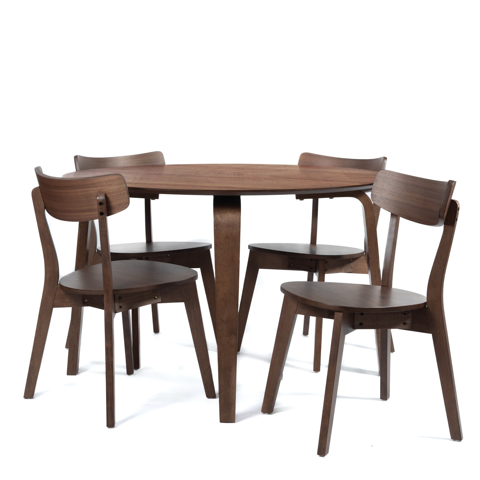 Gabby Round Table Legs, Walnut