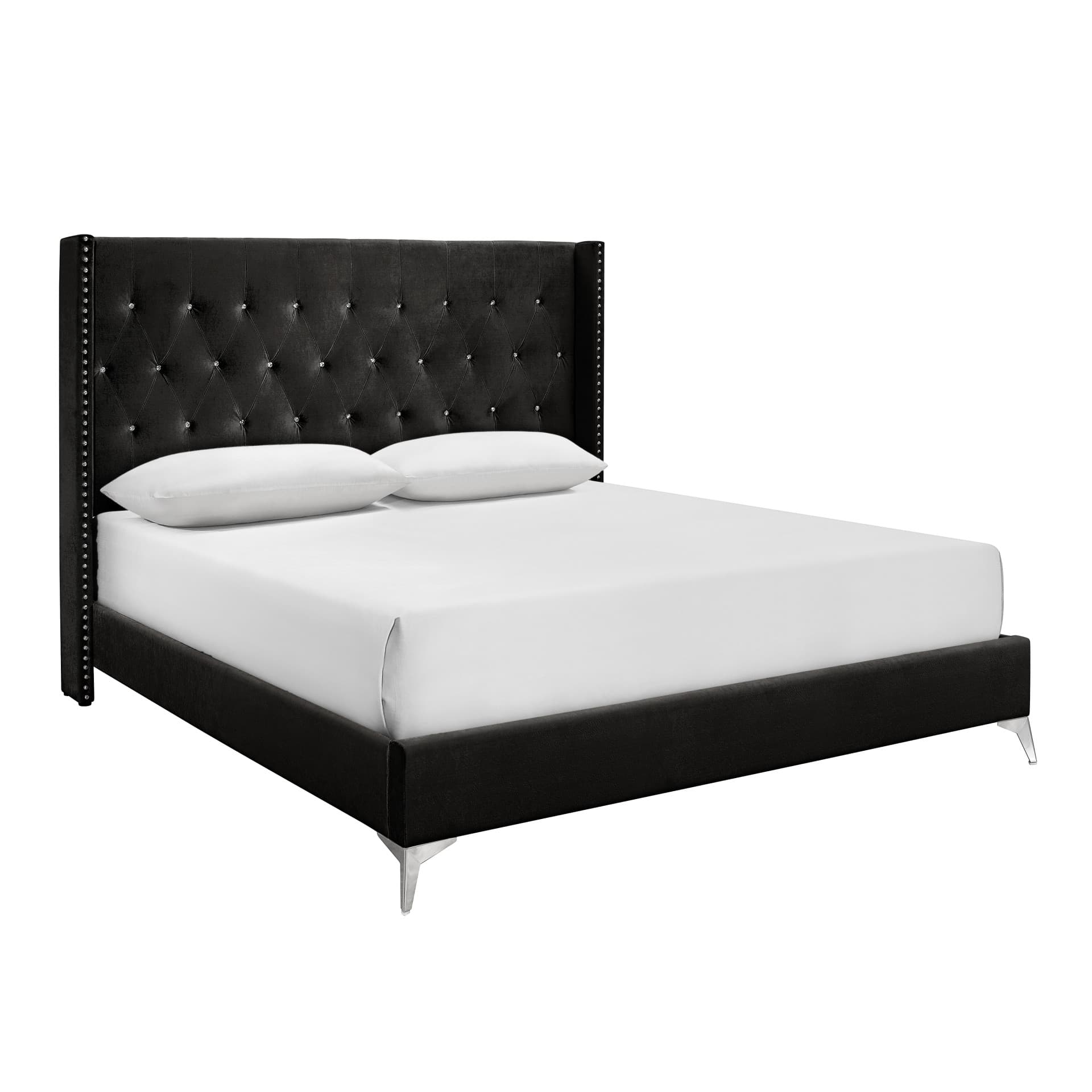 Huxley Master & Youth Bedroom -black Huxley 6/6/ 5/0 Ek/q Side Rails-black
