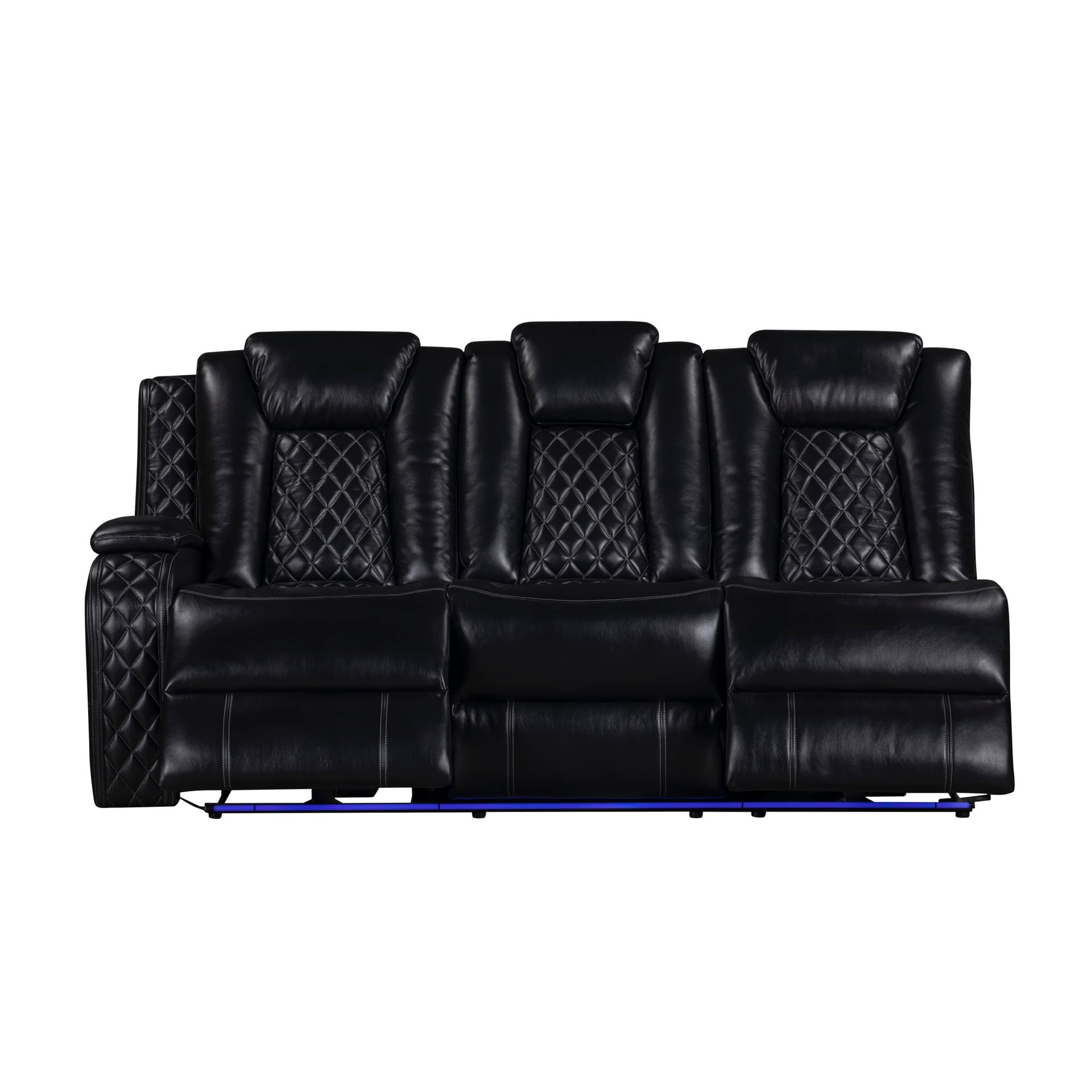 Orion Ii Left-Arm Facing Sofa with Power Fr & Hr, Black