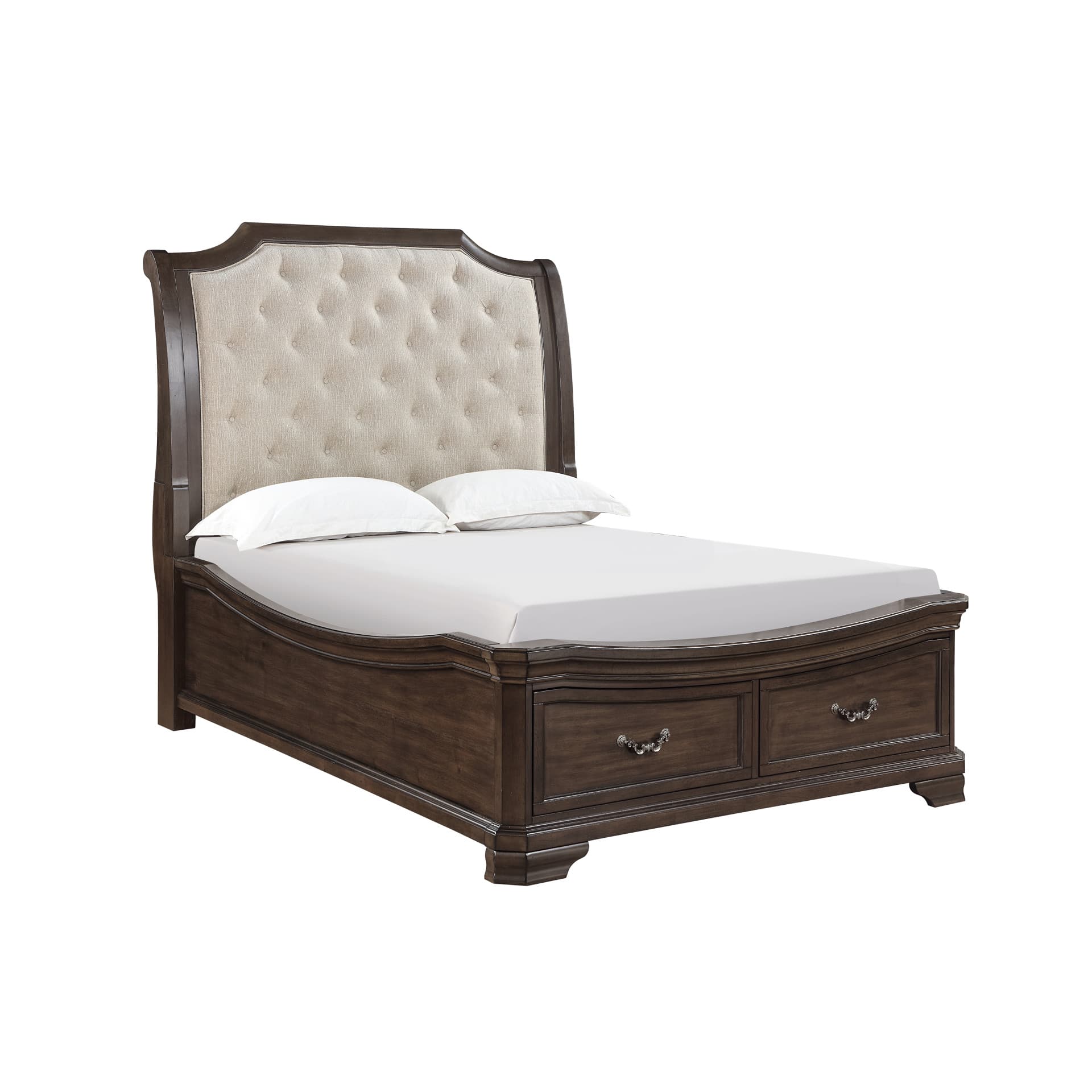 Lyndhurst Walnut Queen Bed
