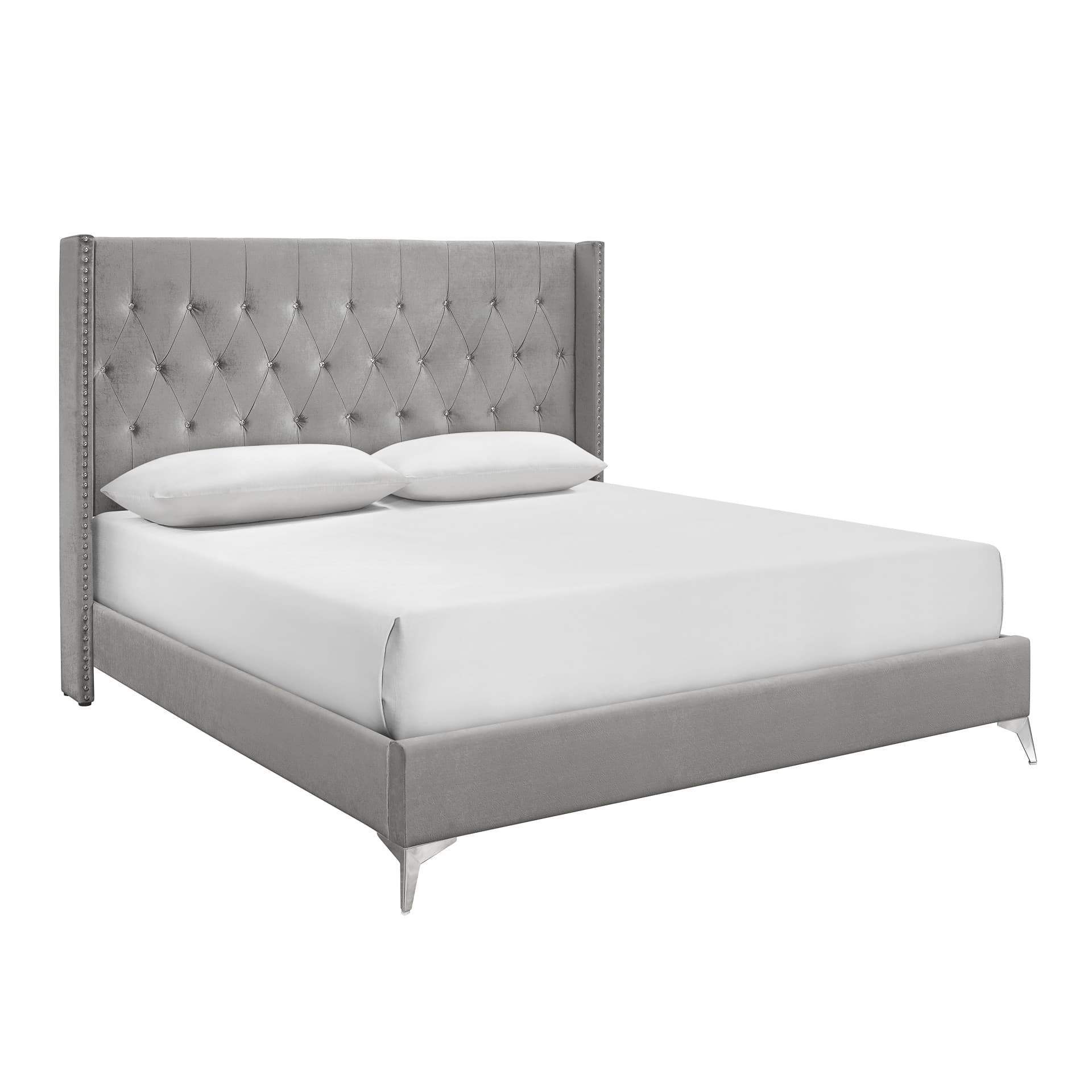 Huxley Master & Youth Bedroom Gray Huxley 6/6/ 5/0 Ek/q Side Rails