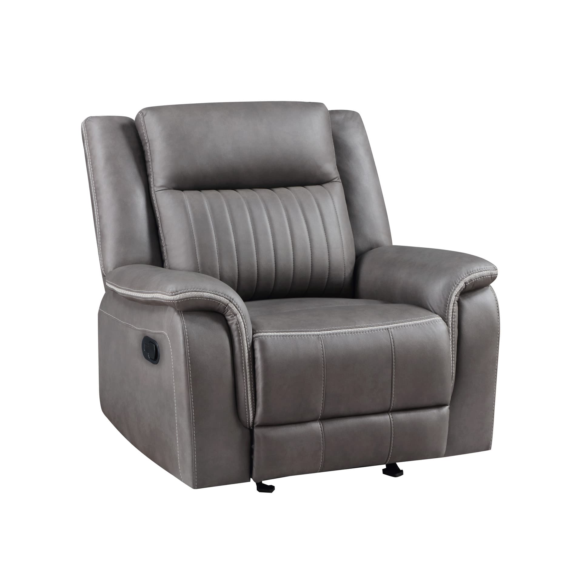 Enzo Glider Recliner, Gray