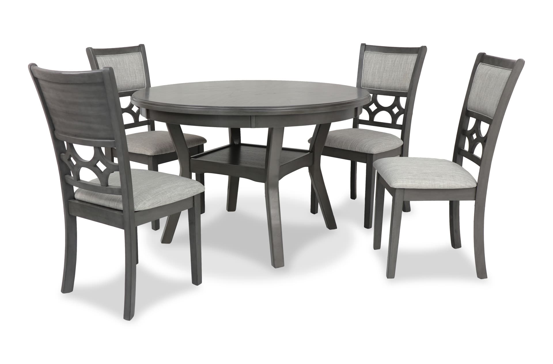 Mitchell 5-Piece Dining Set, Gray