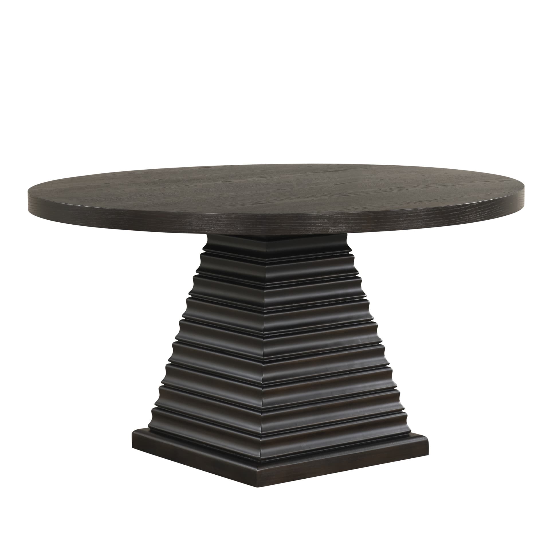 Plateau Round Dining Top, Rustic Espresso