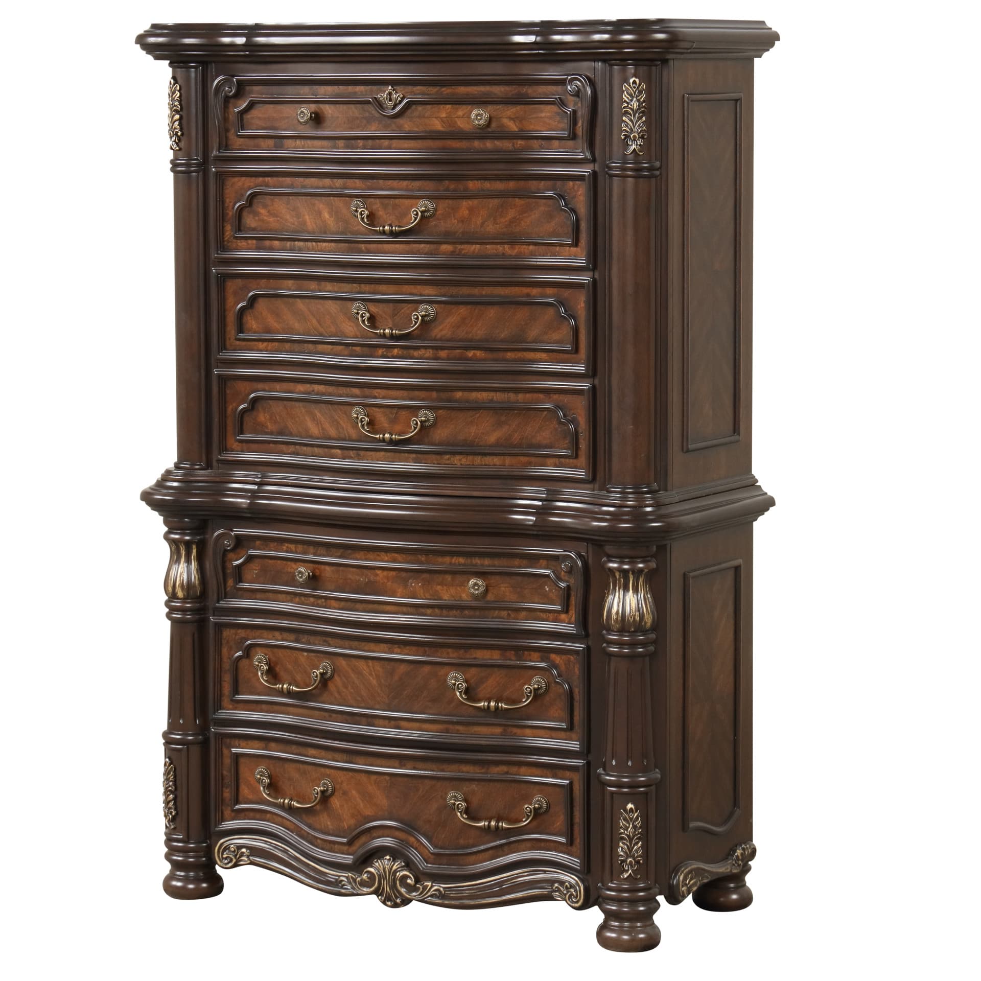 Bella Notte Chest Base, Mahogany Brown