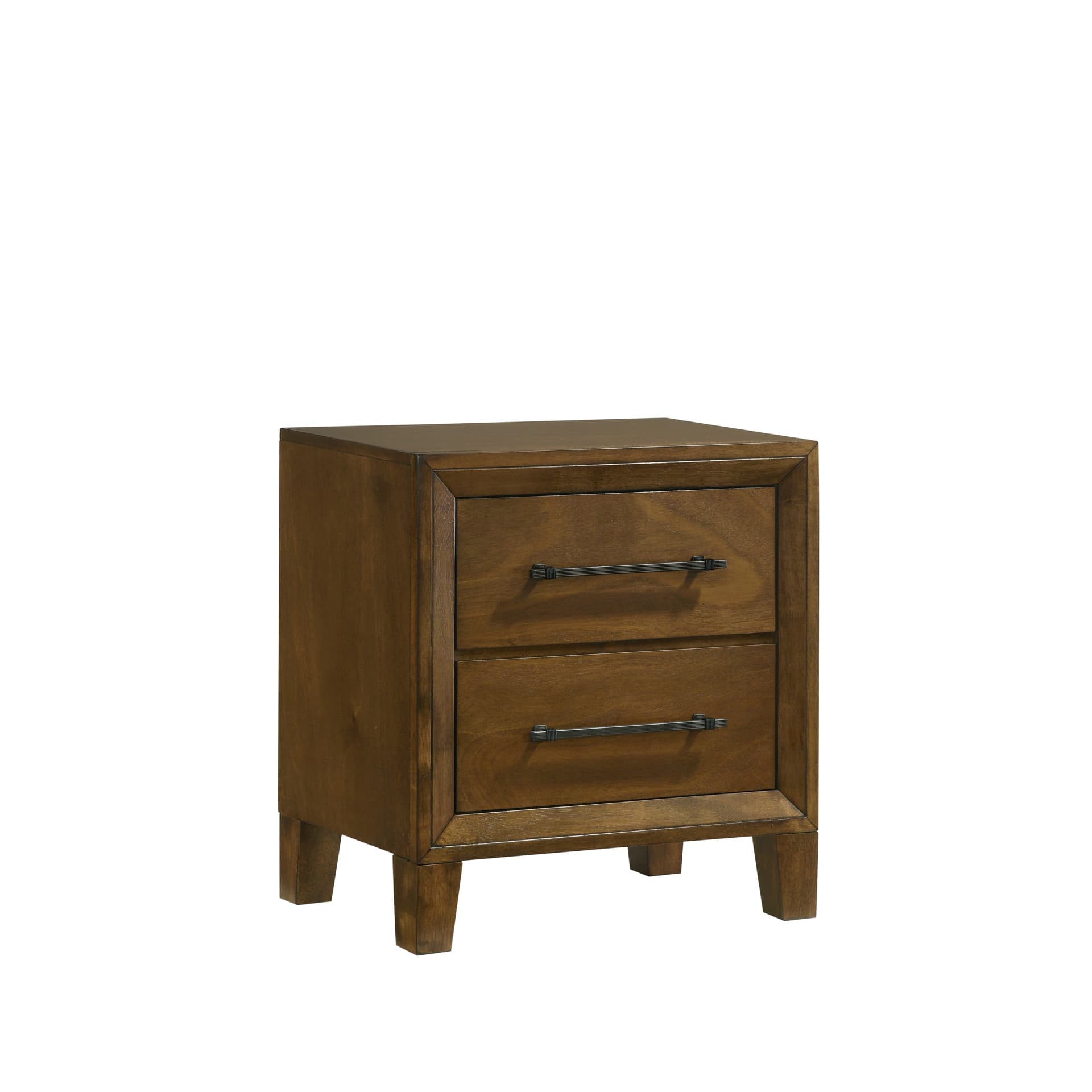 Ballard 2 Drawer Nightstand, Walnut