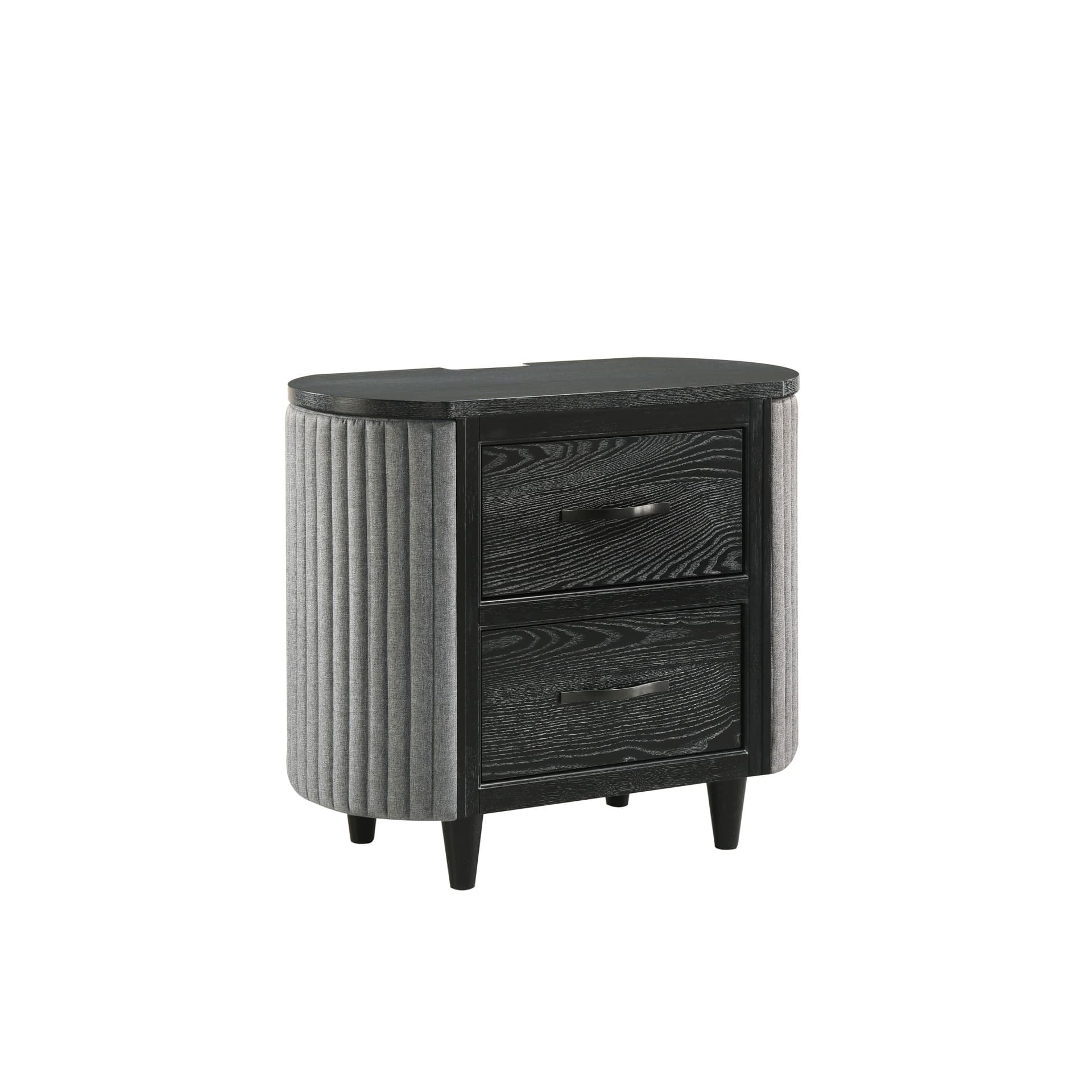 Skyline 2 Drawer Nightstand, Onyx