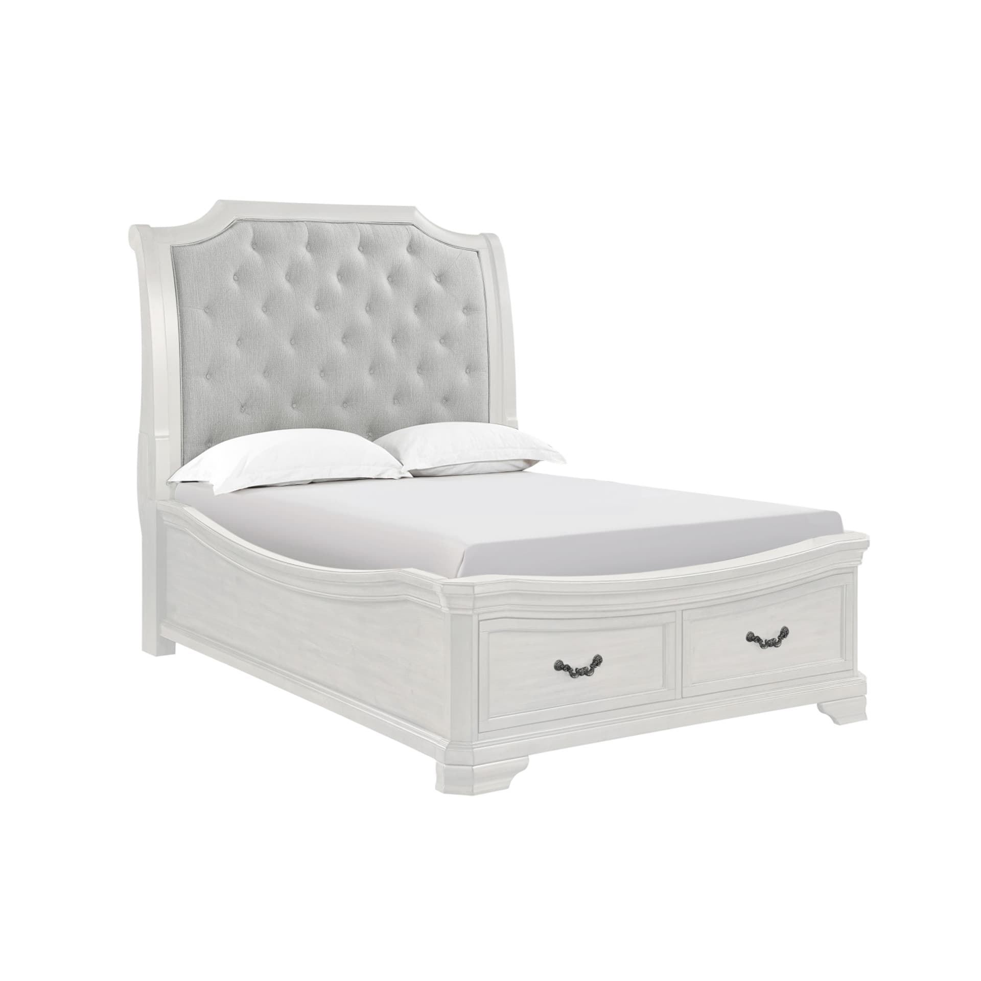 Lyndhurst Vintage White California King Bed