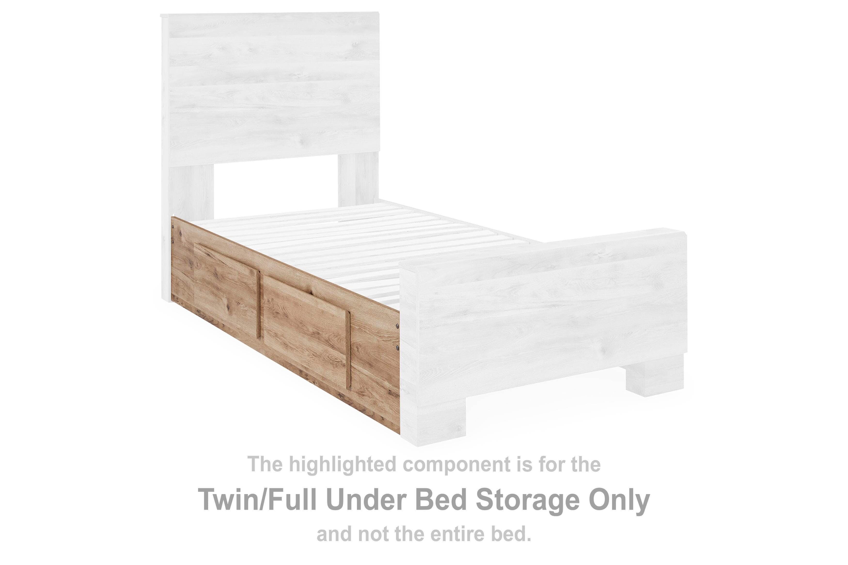 Hyanna Full Panel Bed with 1 Side Storage