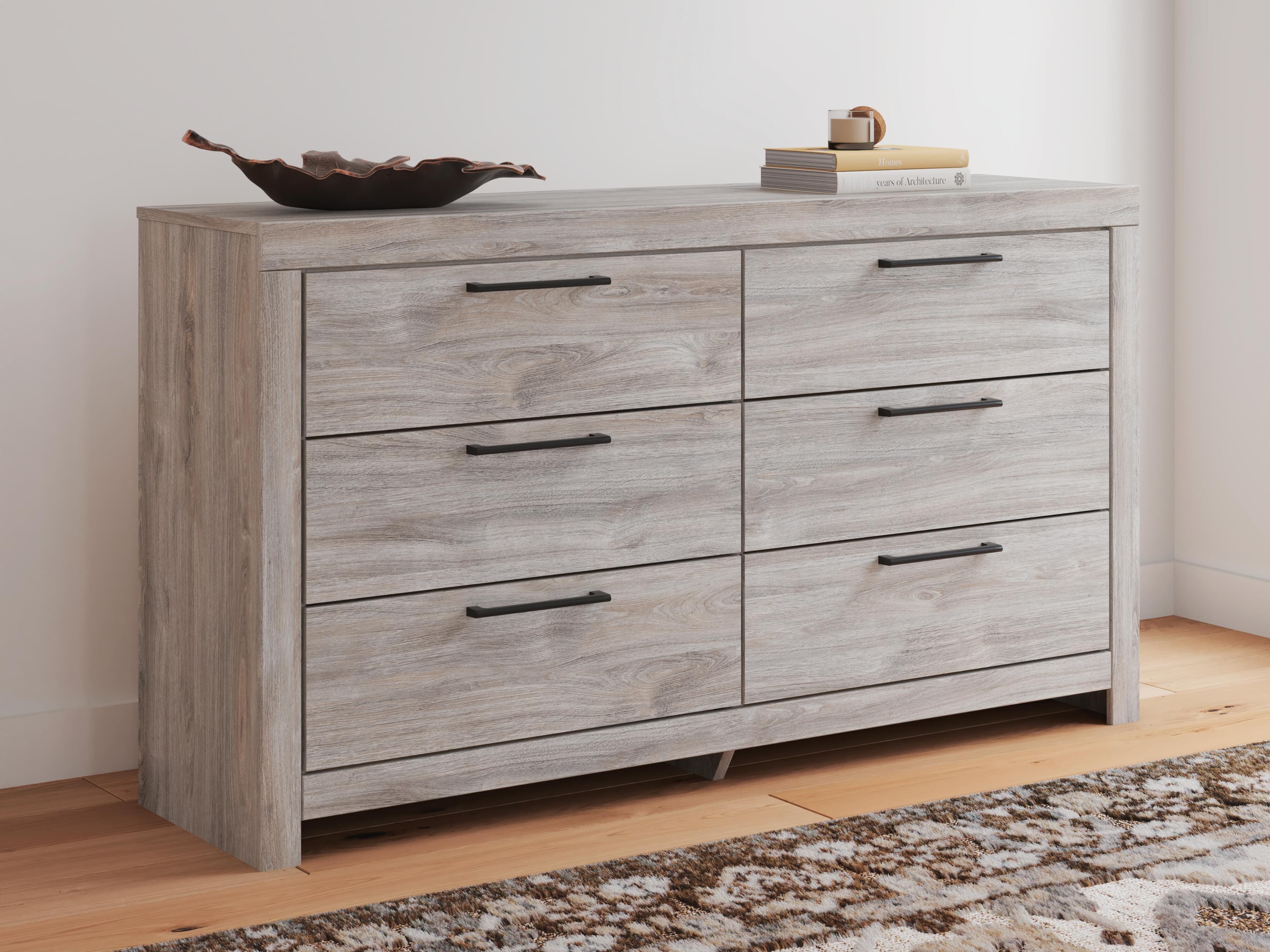 Broachmyn King Panel Bed, Dresser and Nightstand
