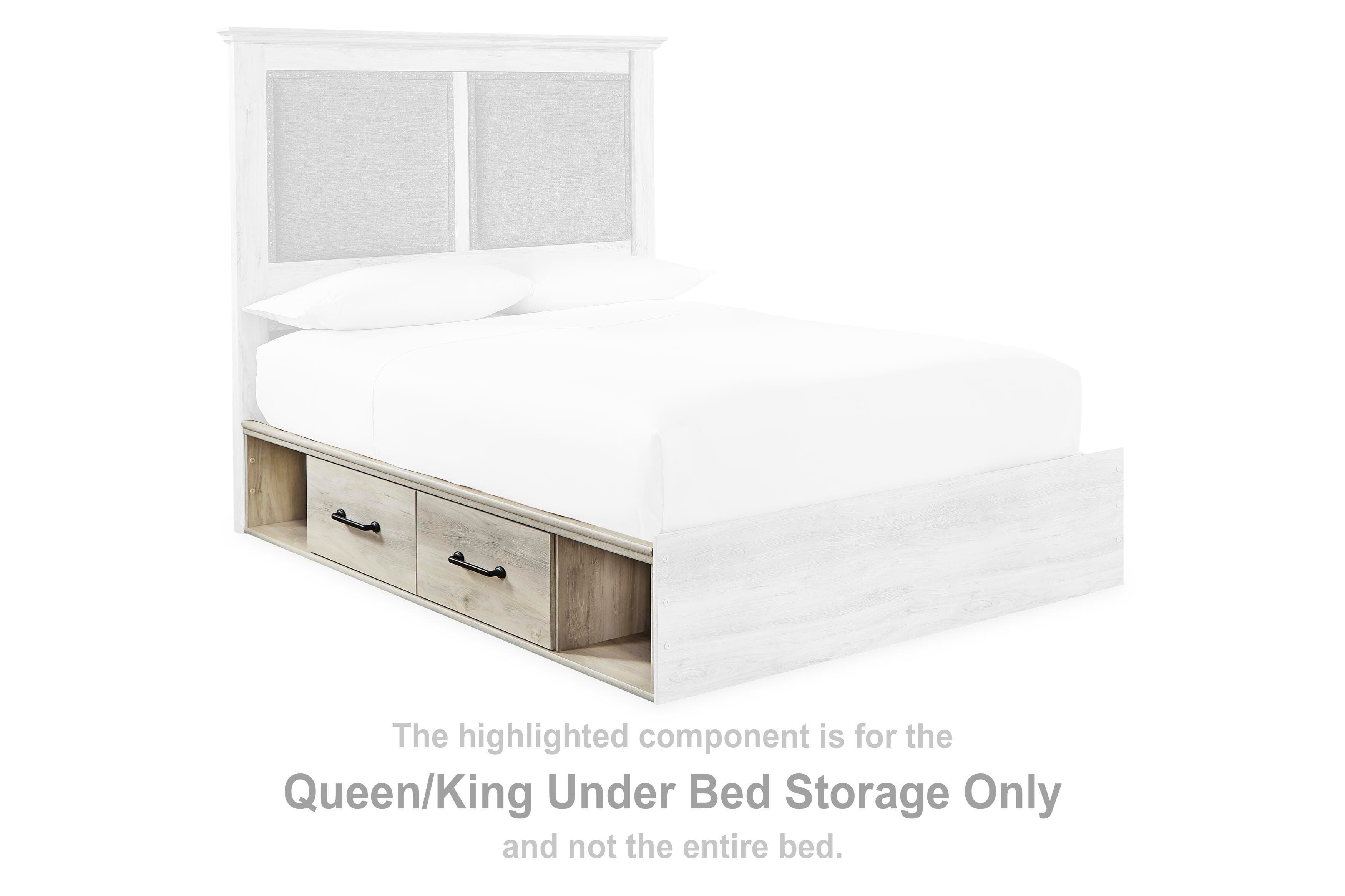 Cambeck King Panel Bed with 4 Storage Drawers