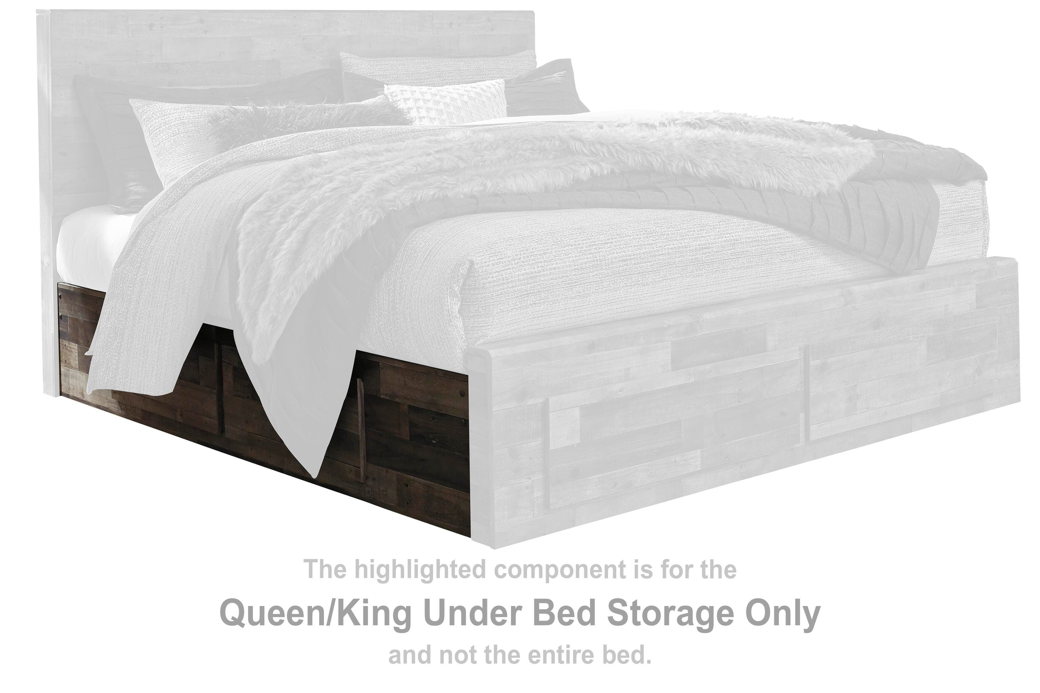 Derekson Queen Panel Bed with 2 Side Storage