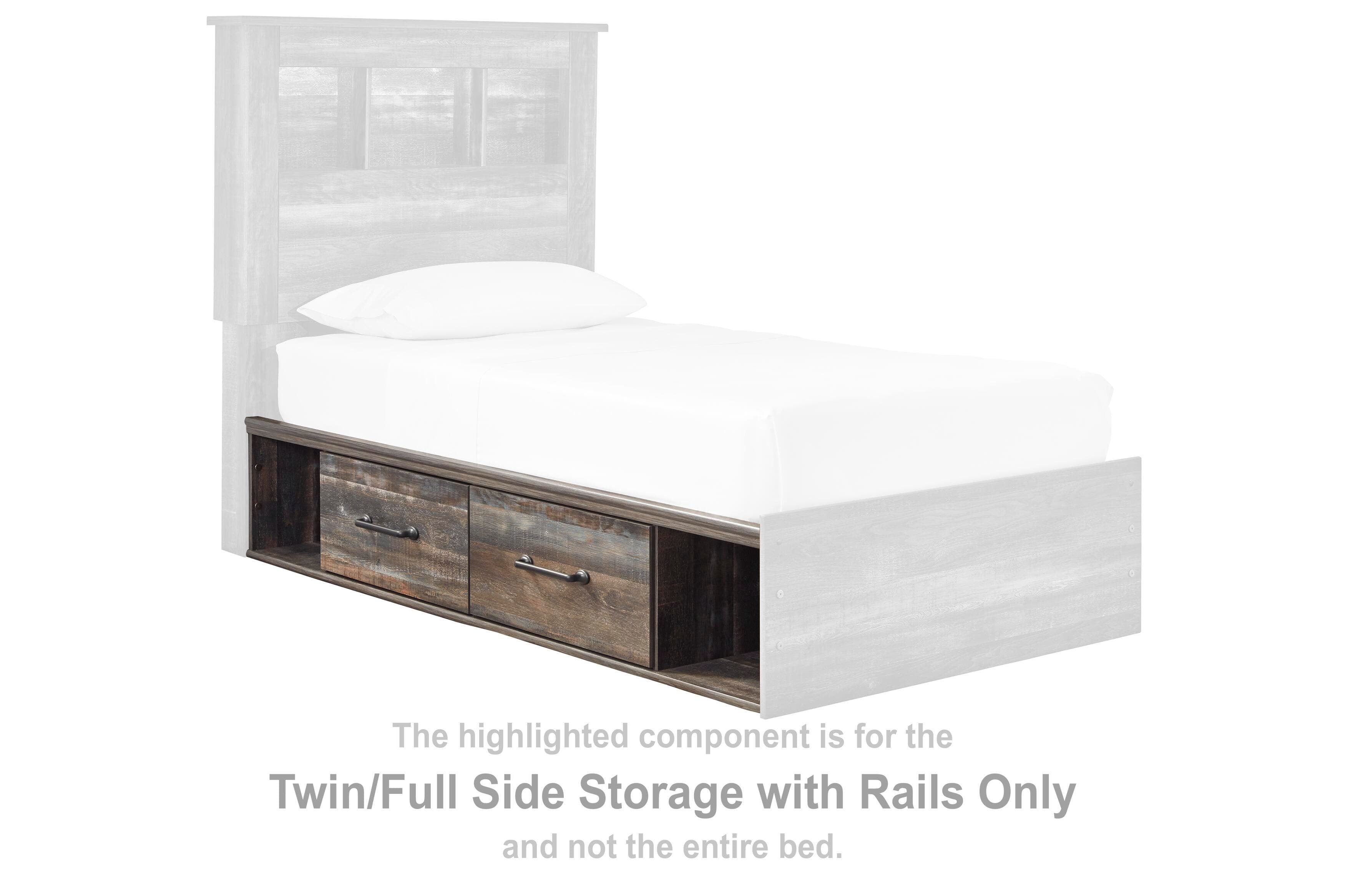 Drystan Full Panel Bed and 2 Nightstands