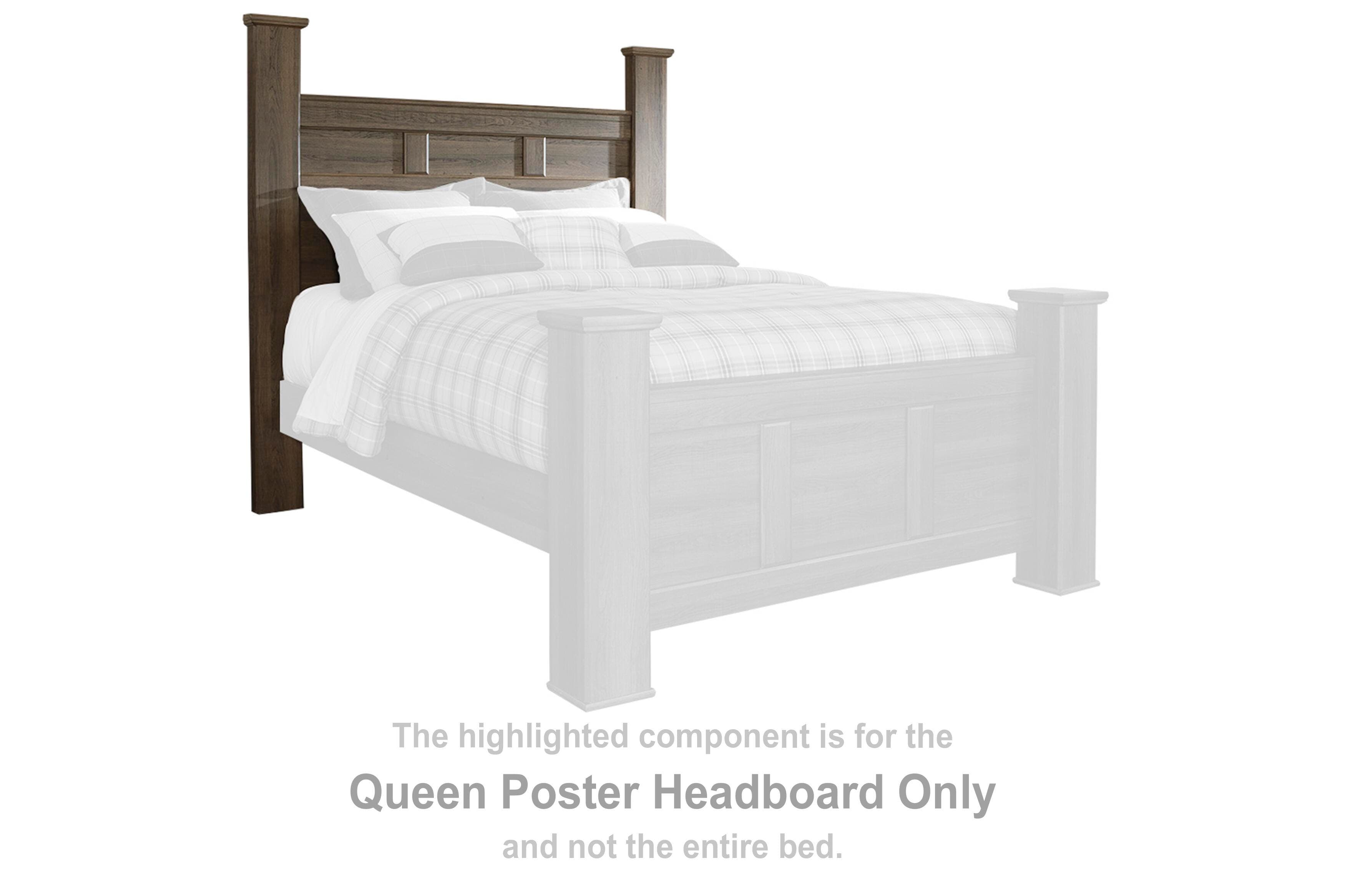 Juararo Queen Poster Bed and 2 Nightstands
