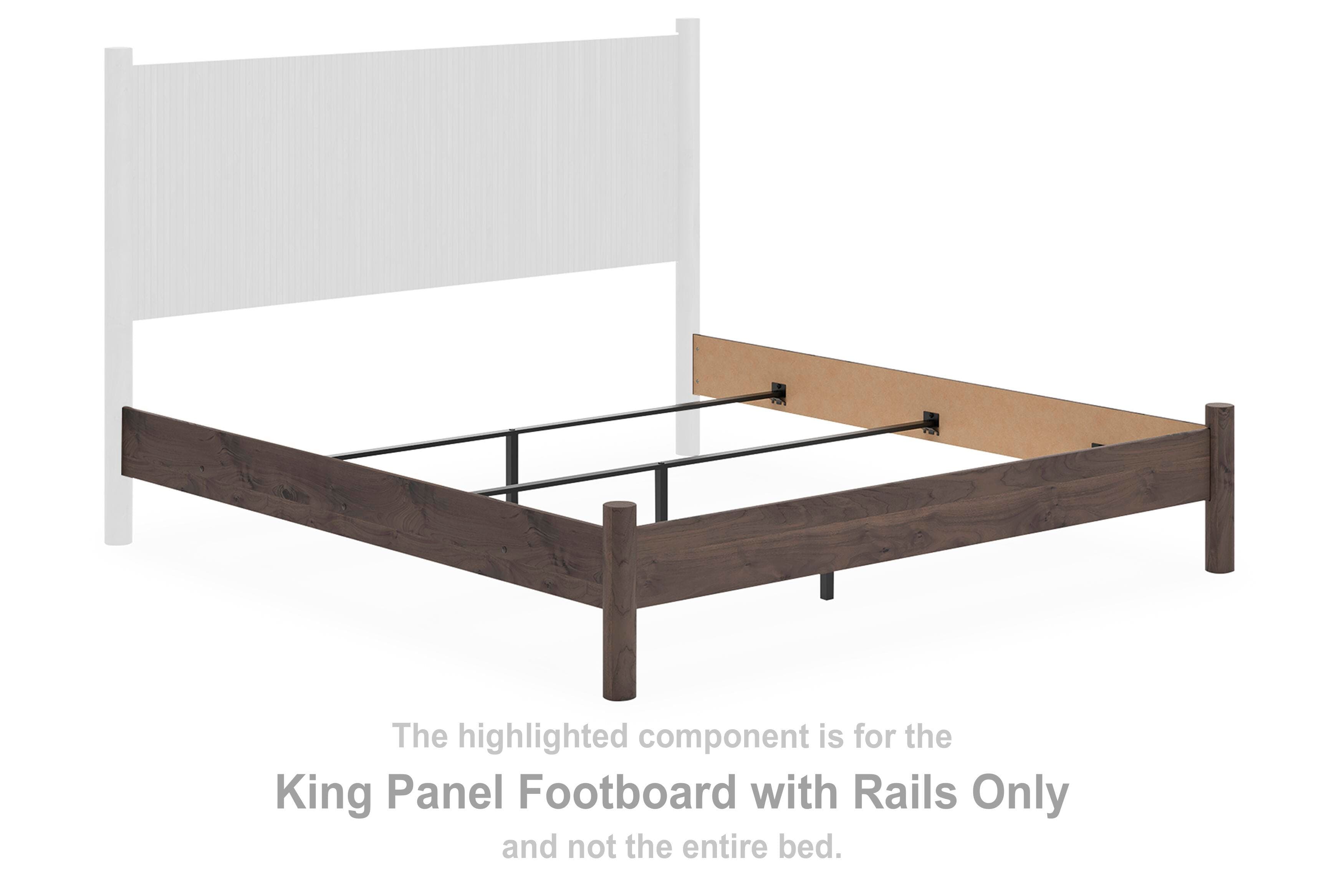 Pamytta King Panel Footboard with Rails