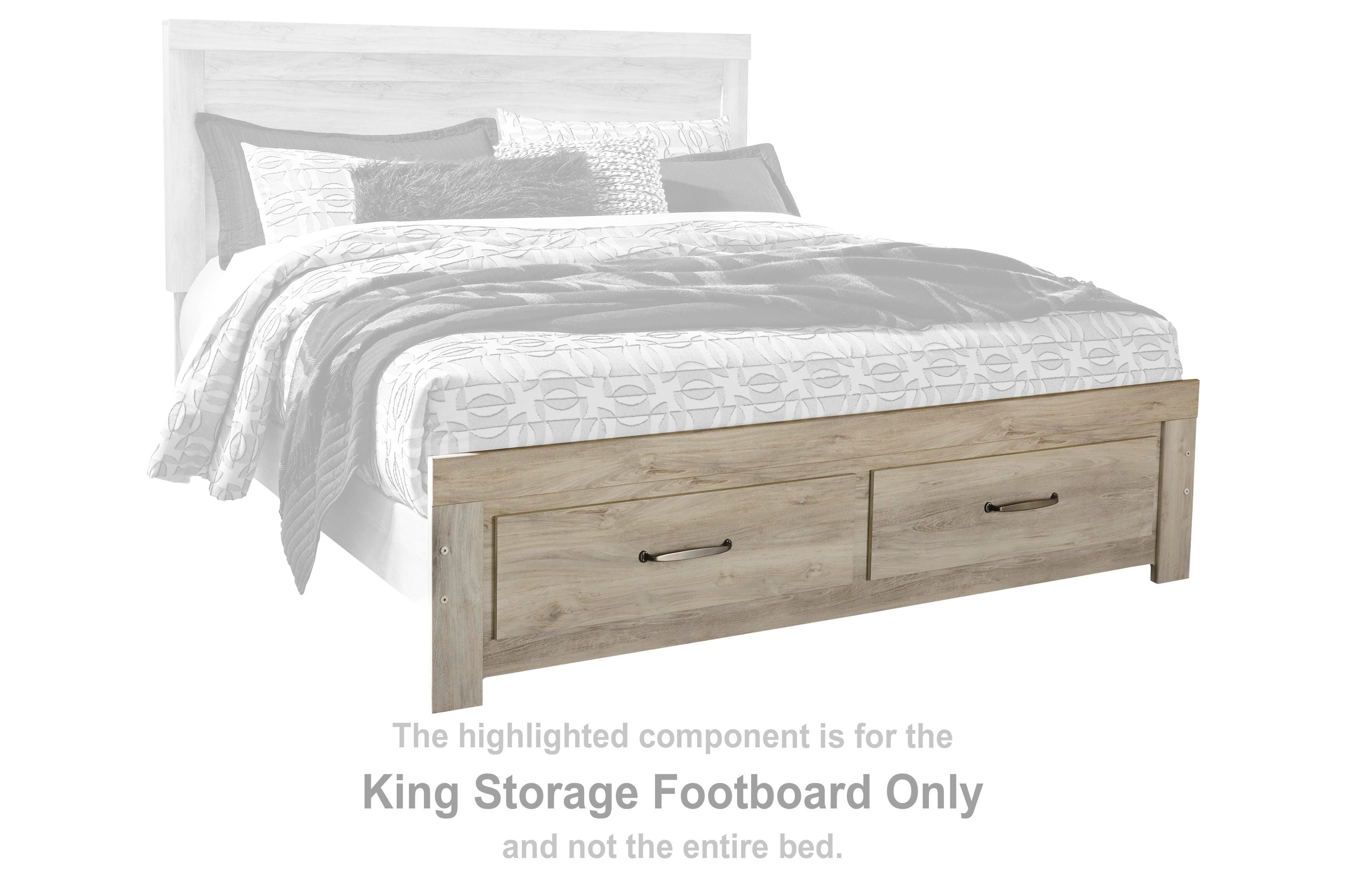 Bellaby King Storage Bed and 2 Nightstands