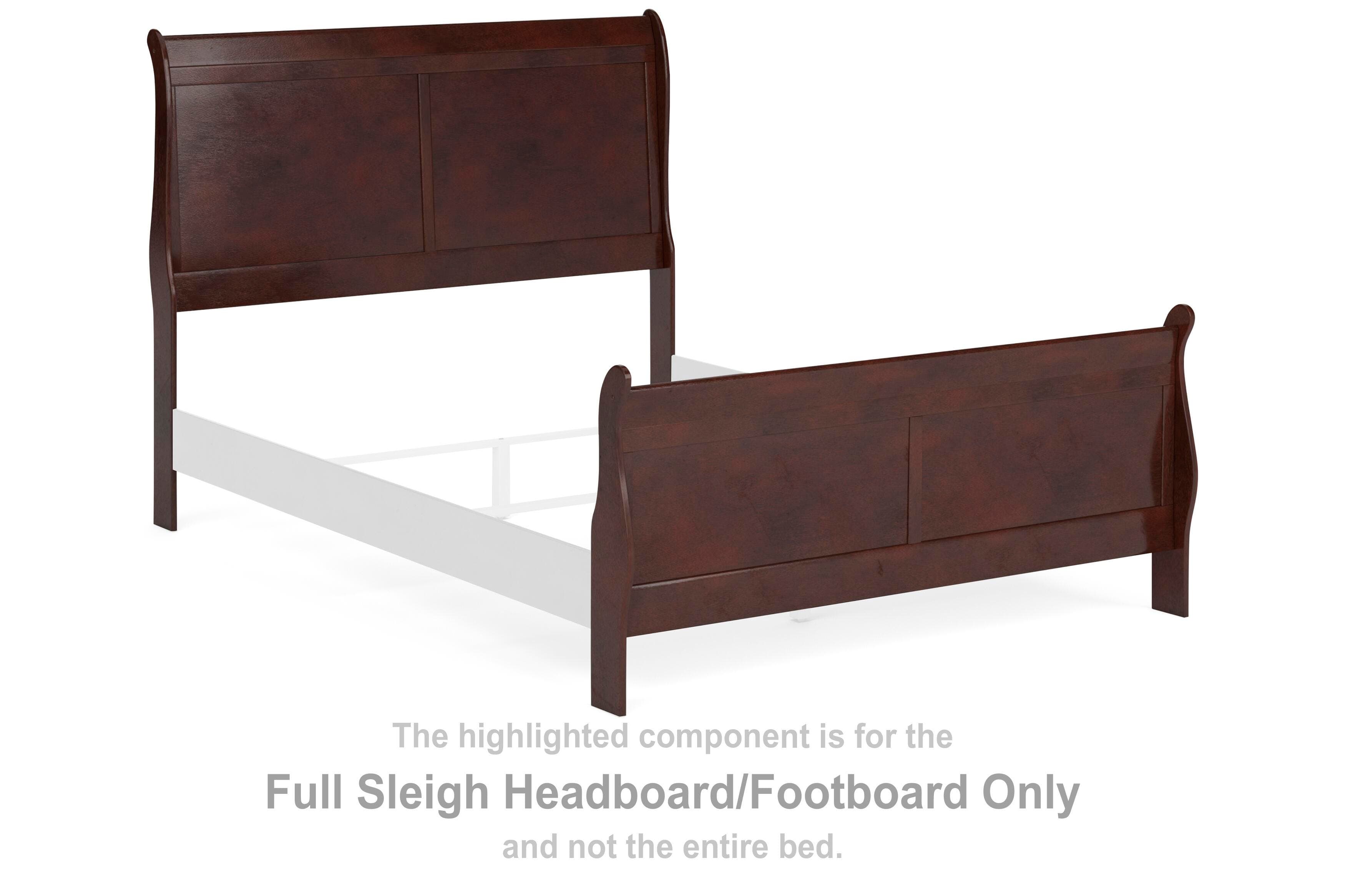 Alisdair Full Sleigh Bed and Chest