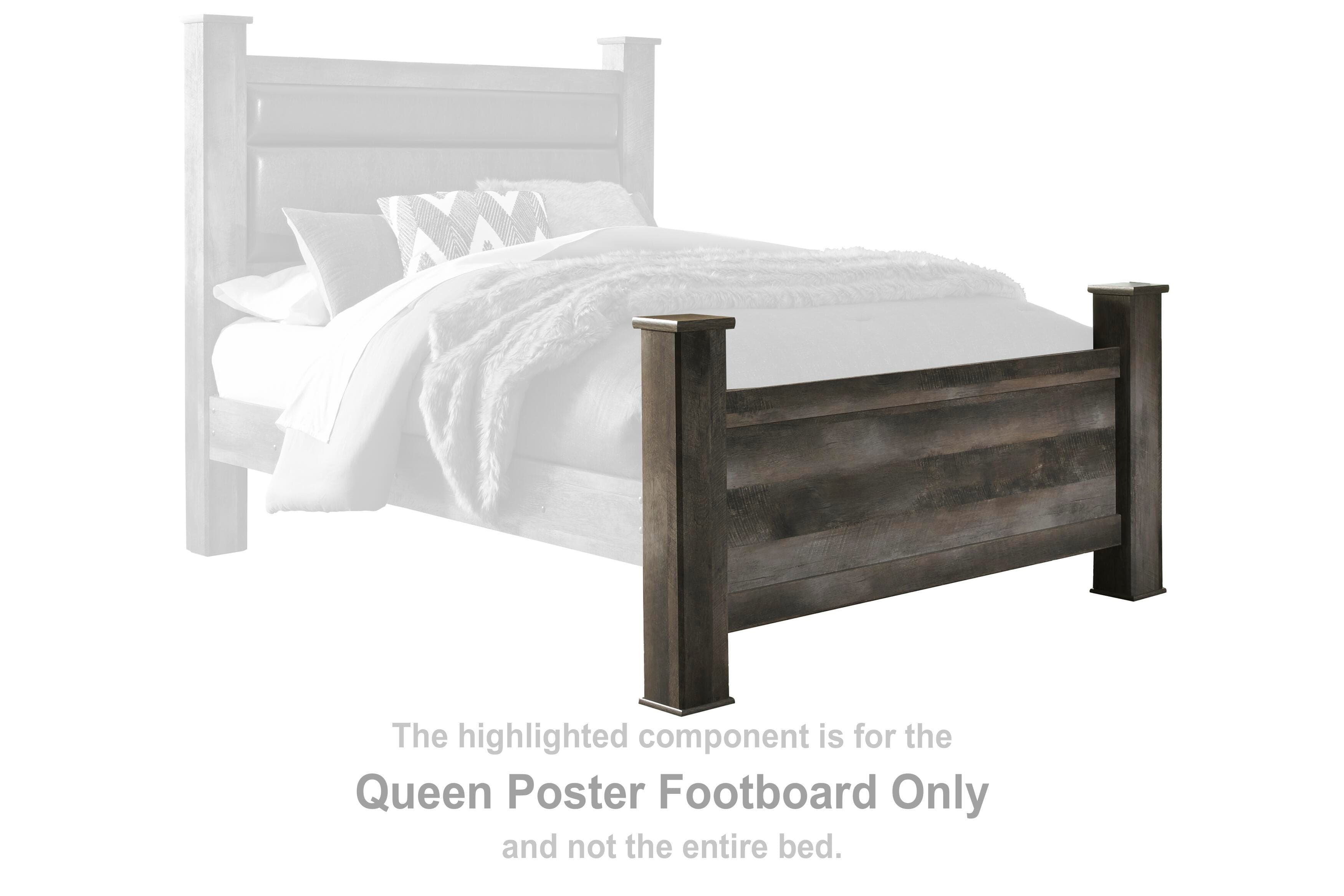 Wynnlow Queen Upholstered Poster Bed