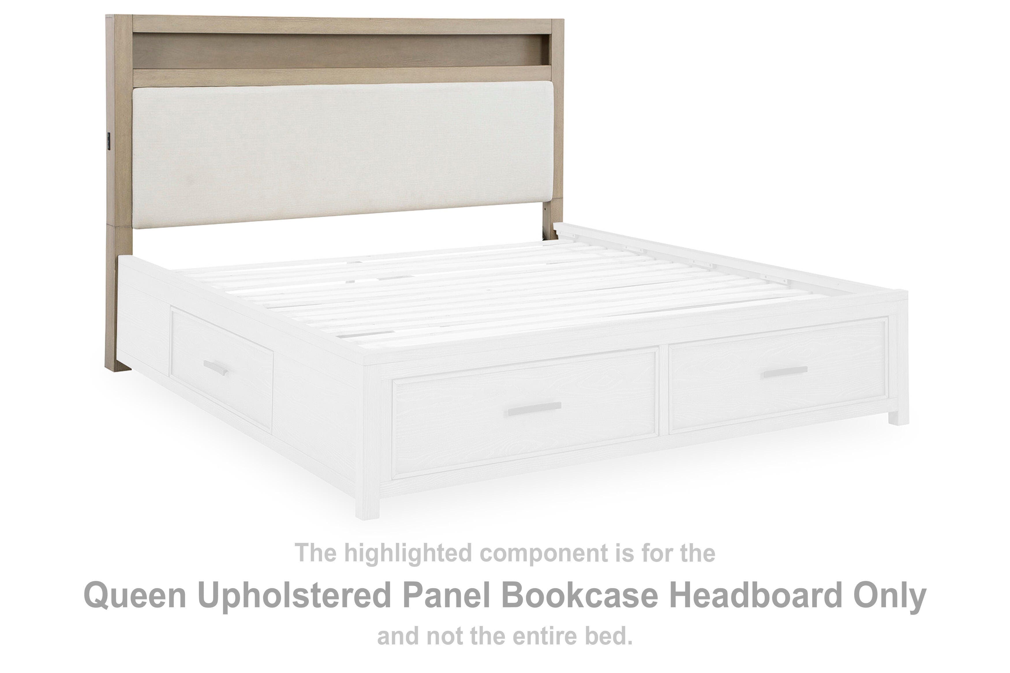 Calmoro Queen Bookcase Bed