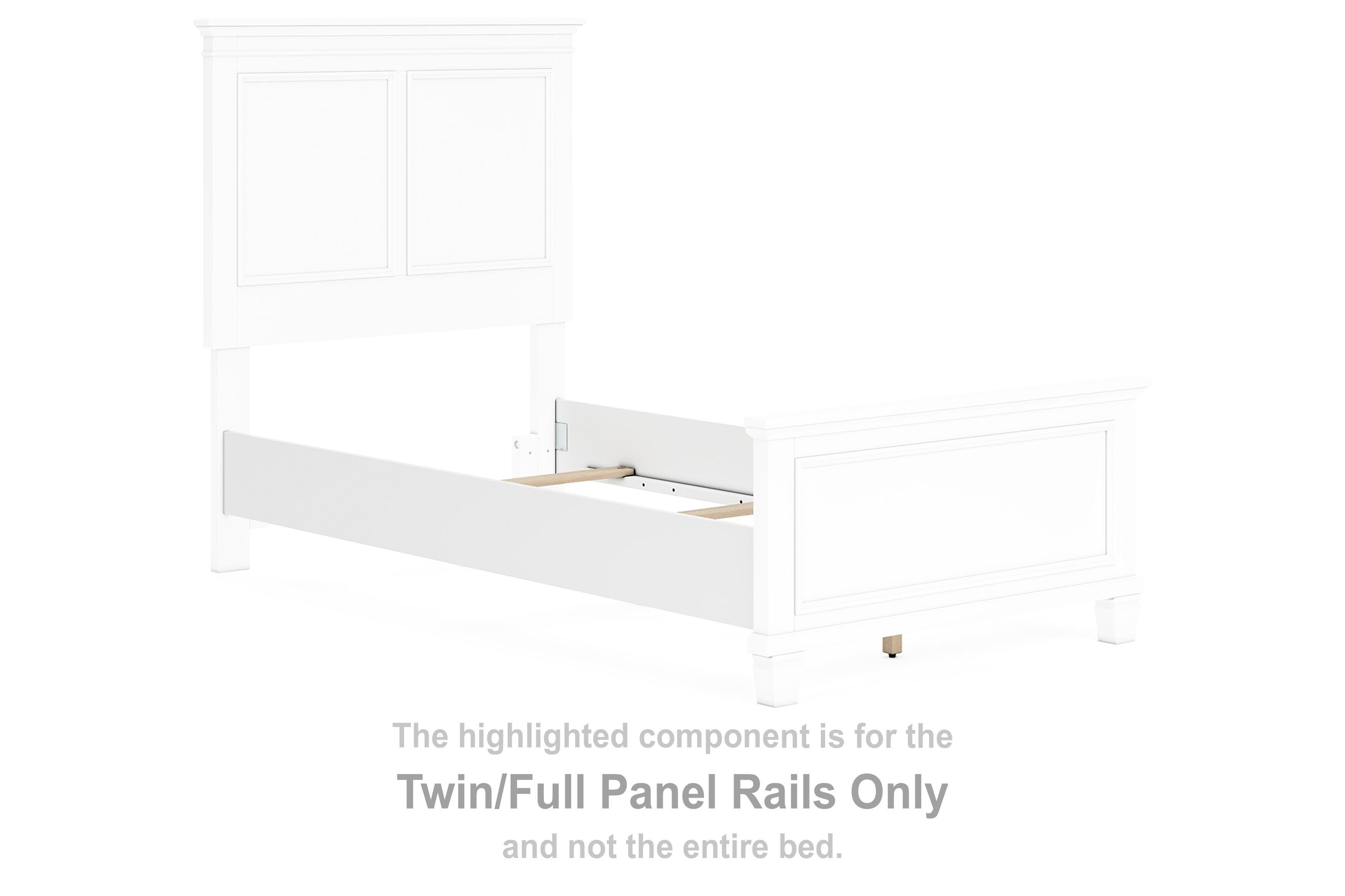 Fortman Twin/full Panel Rails