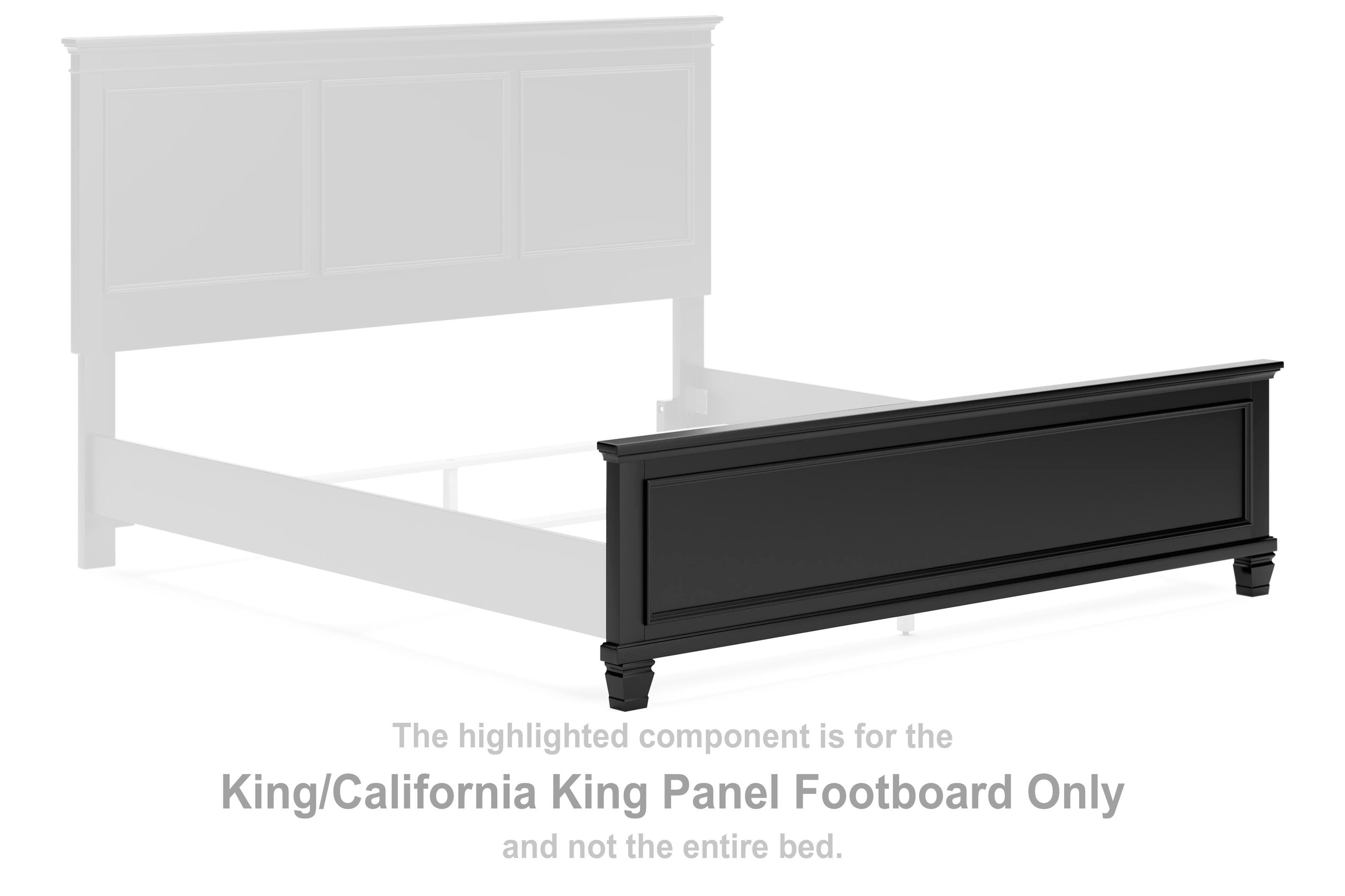 Lanolee King/california King Panel Footboard