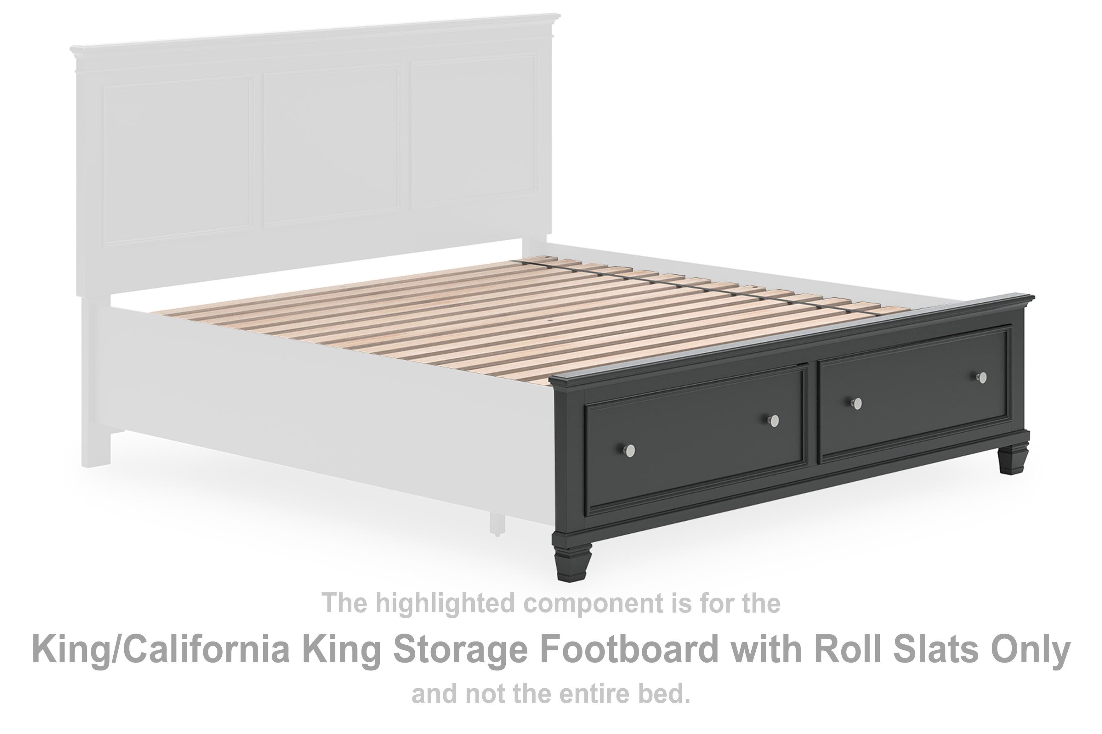 Lanolee California King Panel Storage Bed