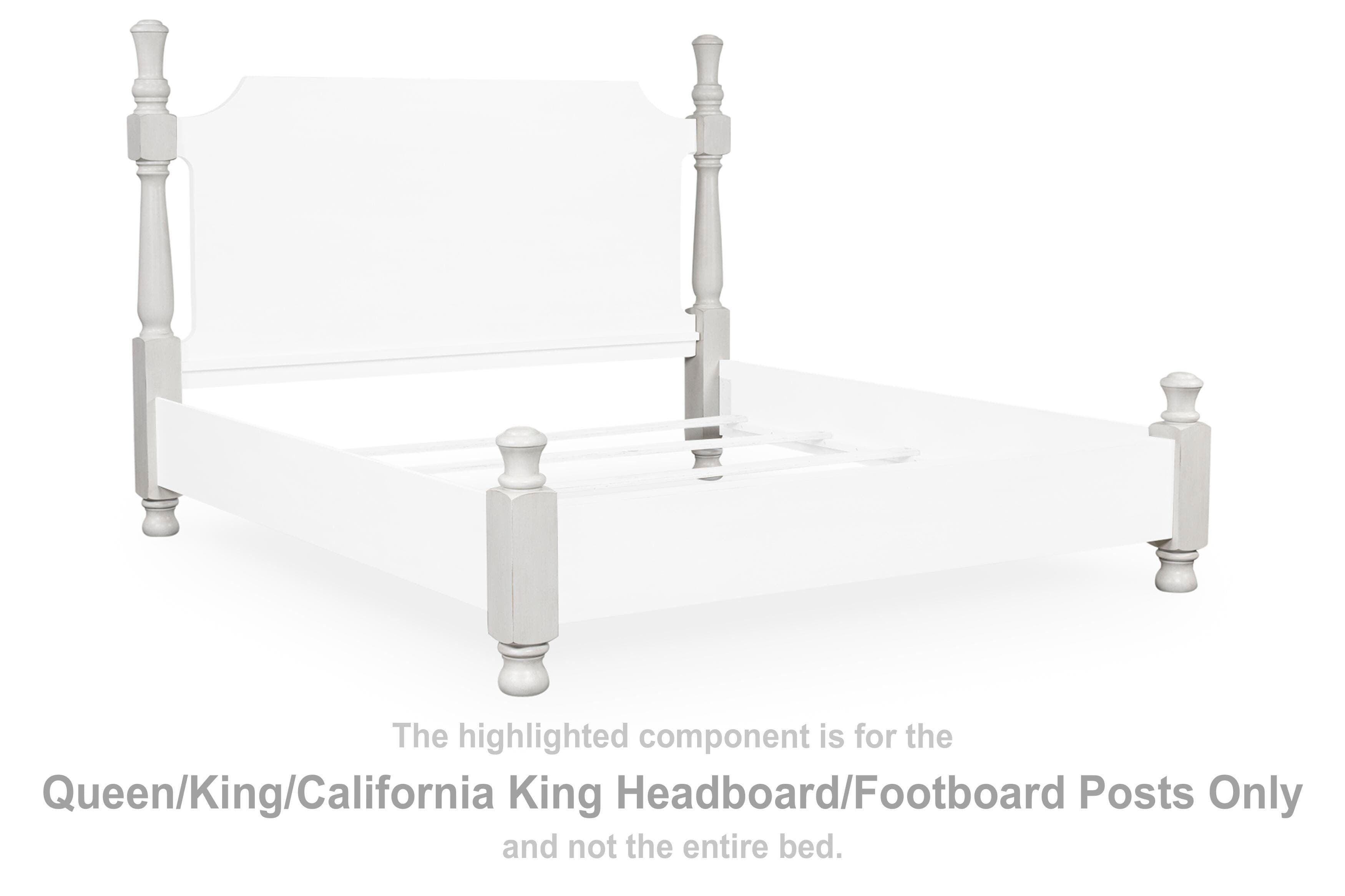 Rowlenstown Queen/king/california King Headboard/footboard Posts