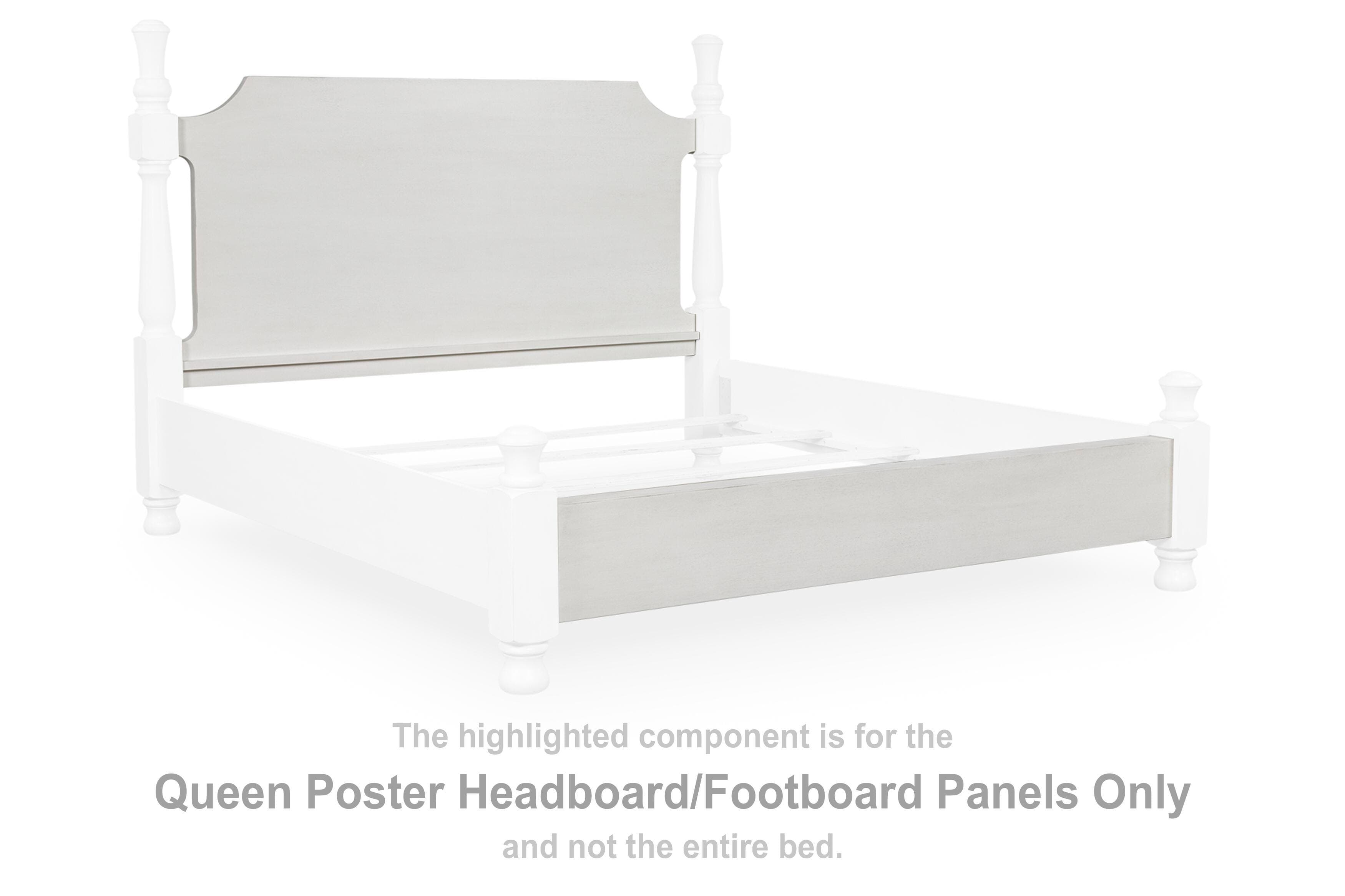 Rowlenstown Queen Poster Headboard/footboard Panels