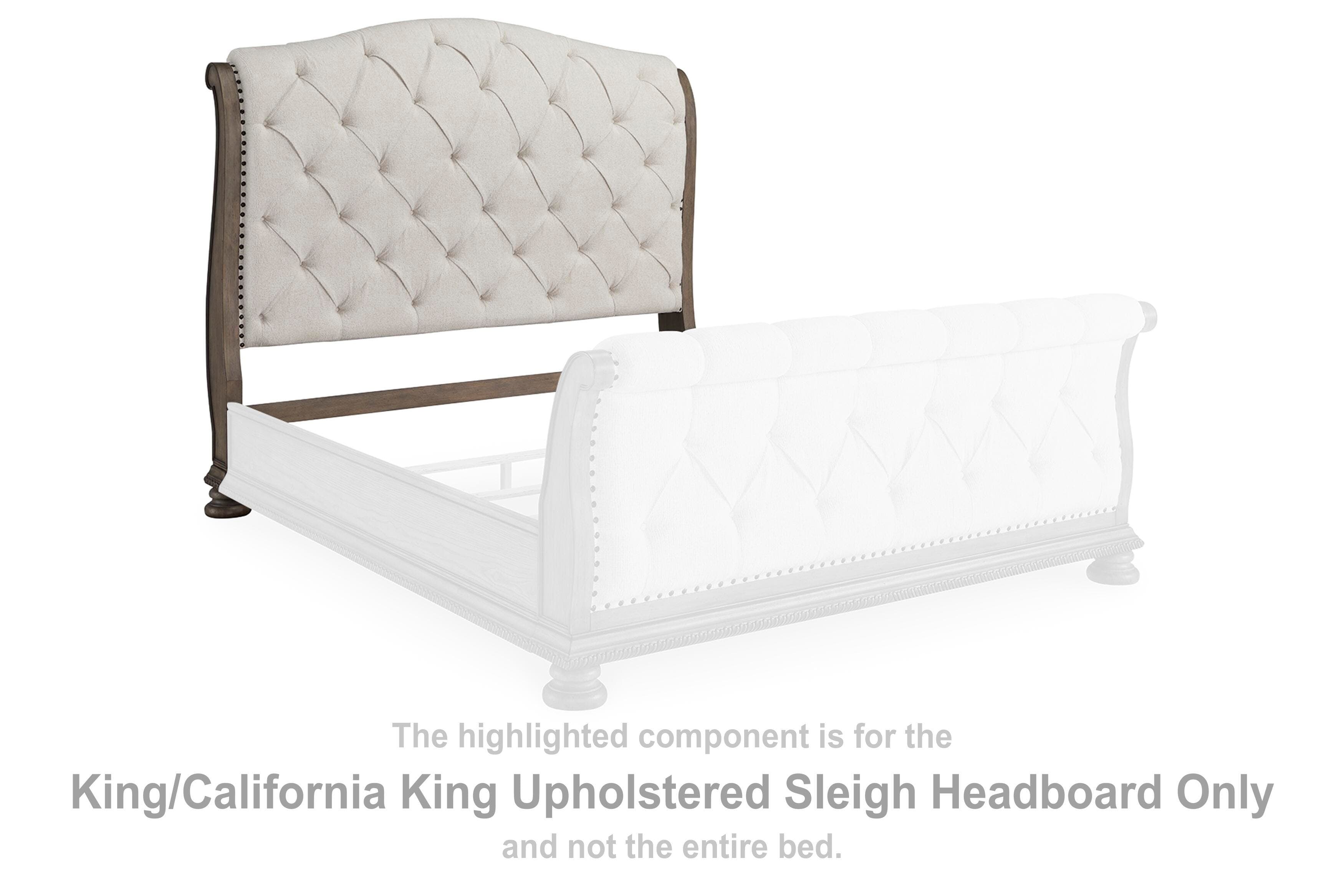 Ardenfield California King Sleigh Bed, Chest and Nightstand
