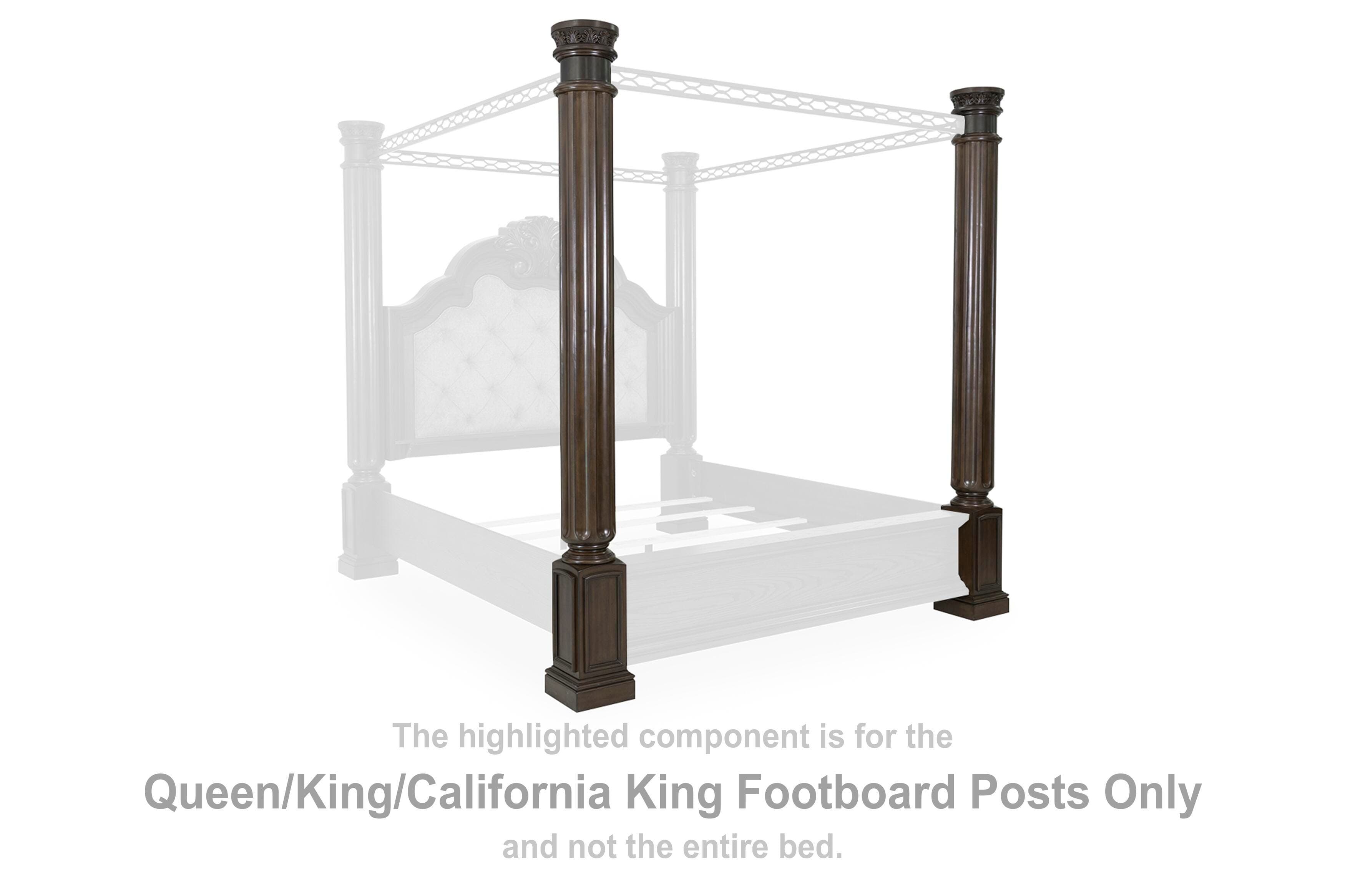 Maylee Queen/king/california King Footboard Posts