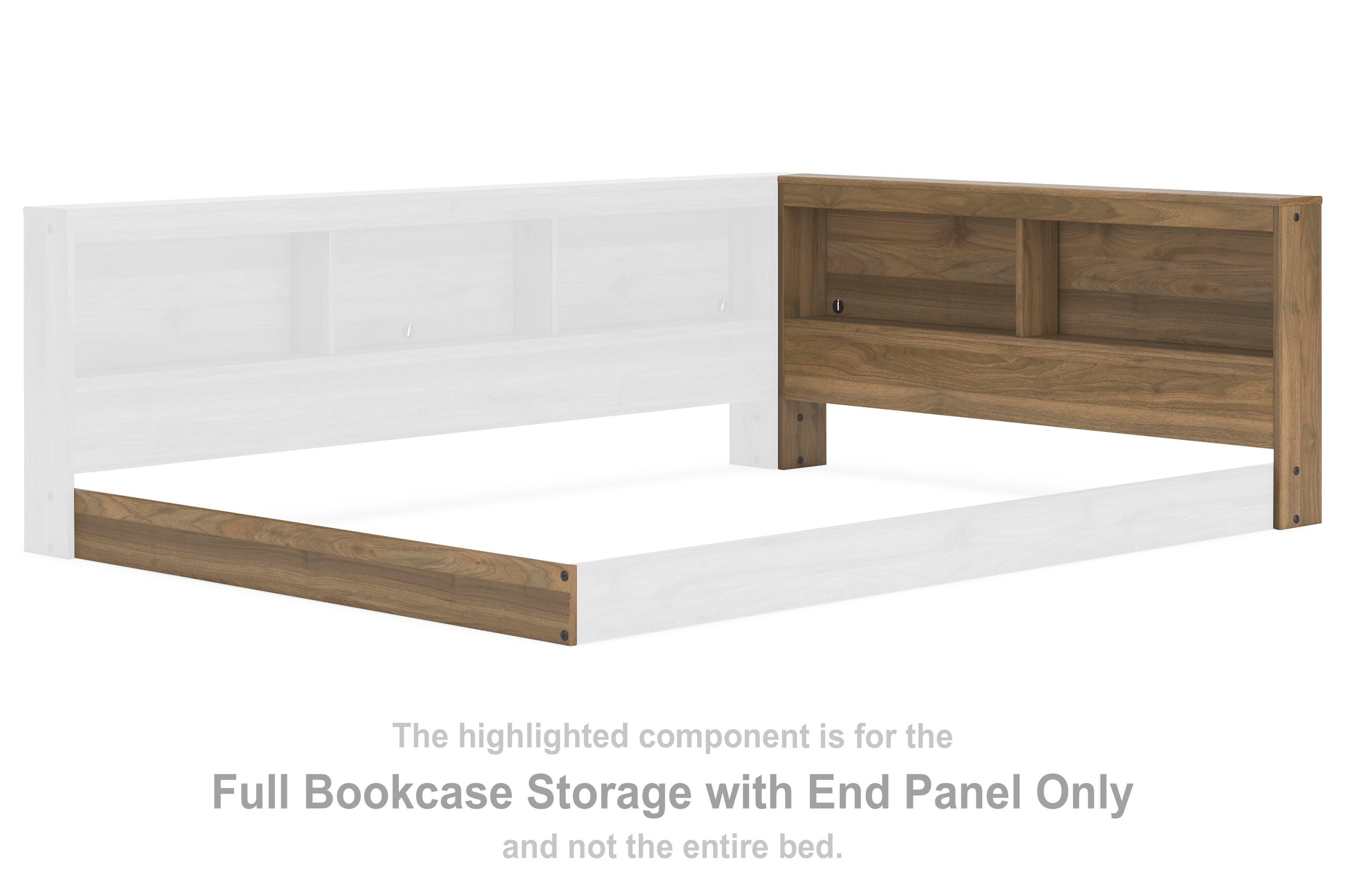Deanlow Full Bookcase Storage Bed