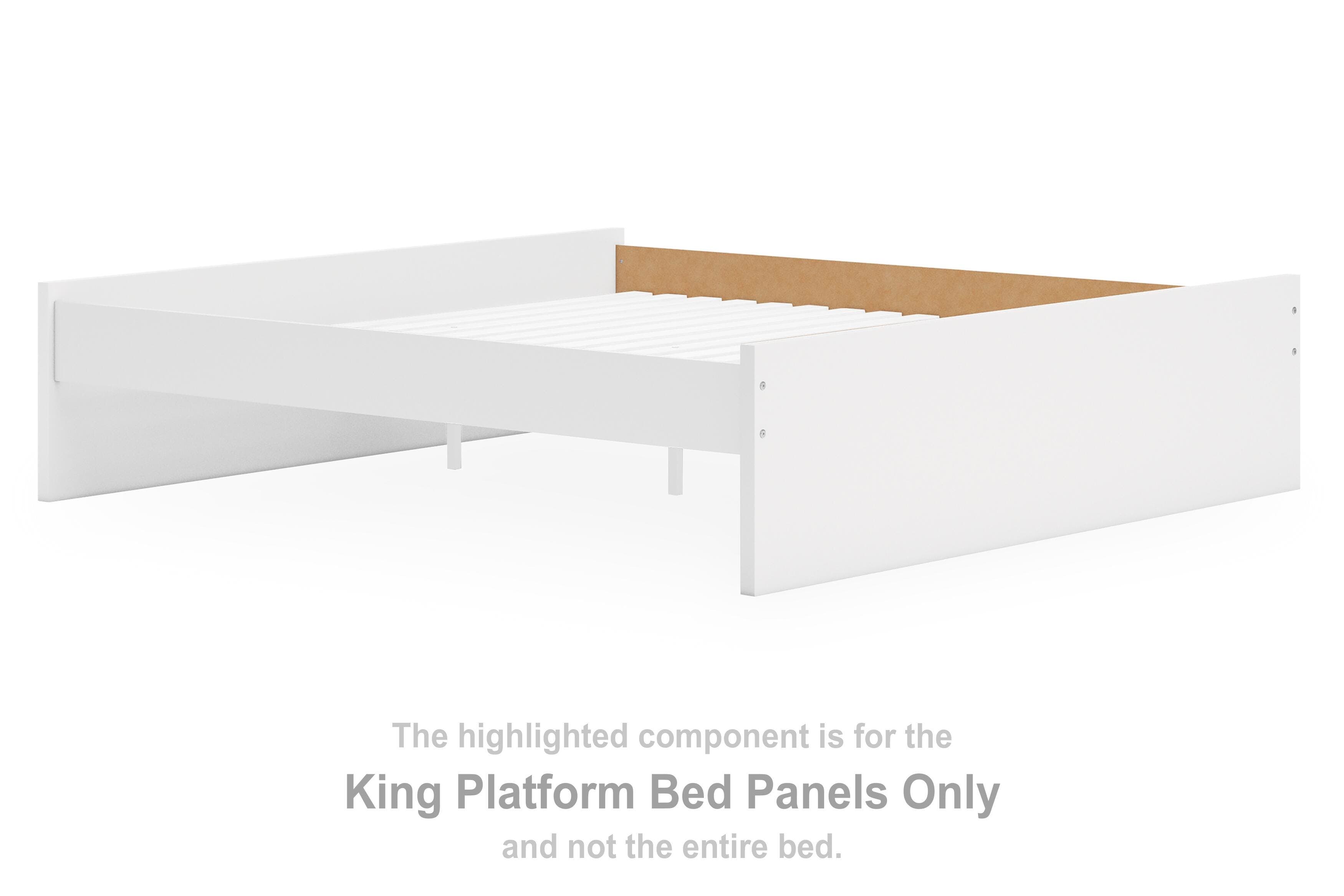 Onita King Panel Platform Bed with Storage