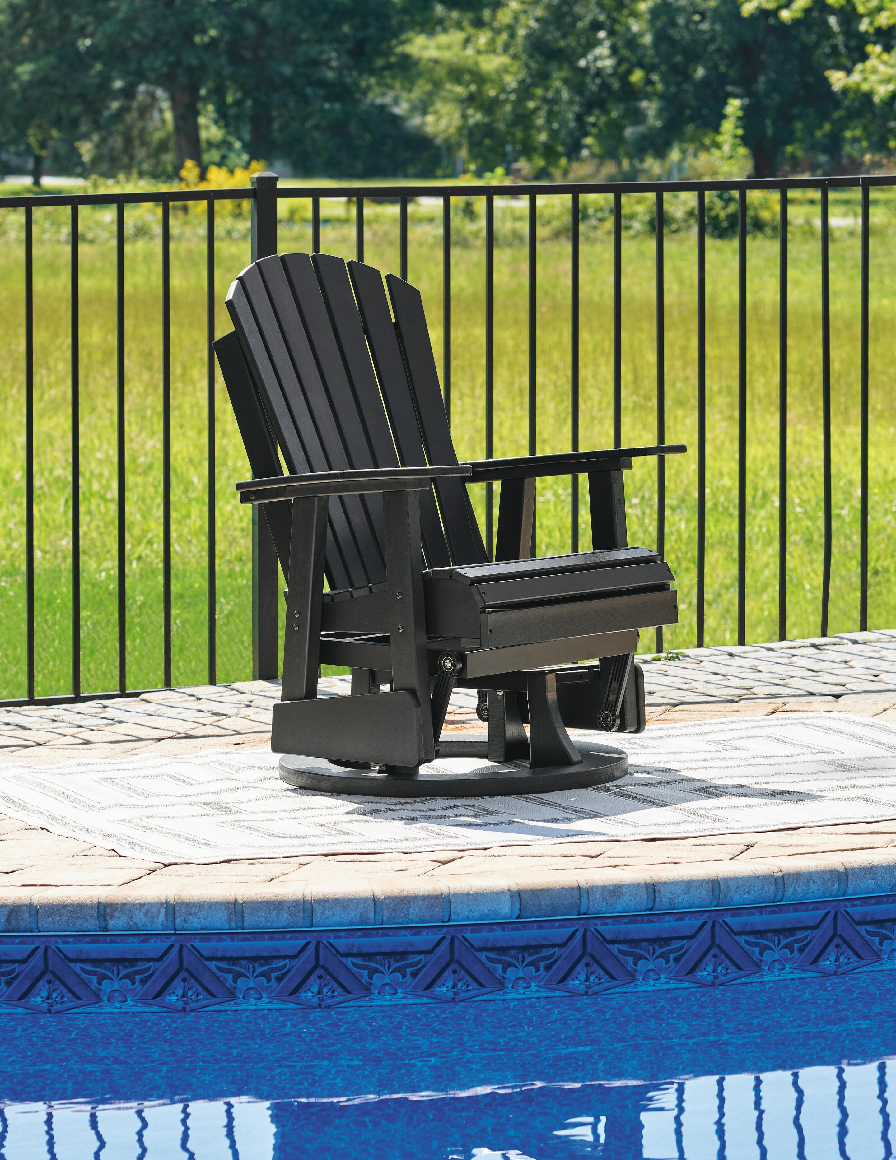 Hyland Wave Outdoor Swivel Glider Chair