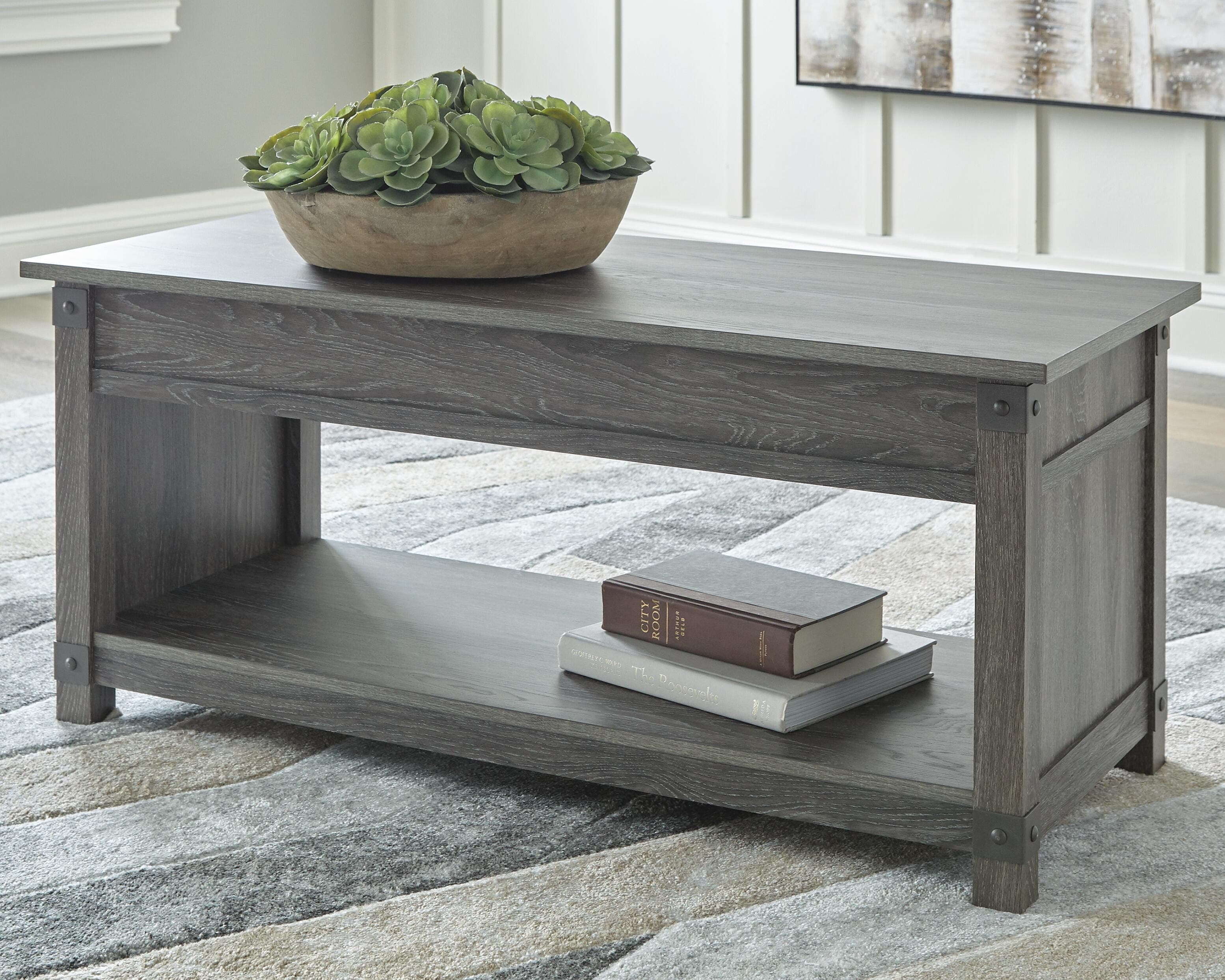 Freedan Coffee Table and 2 End Tables