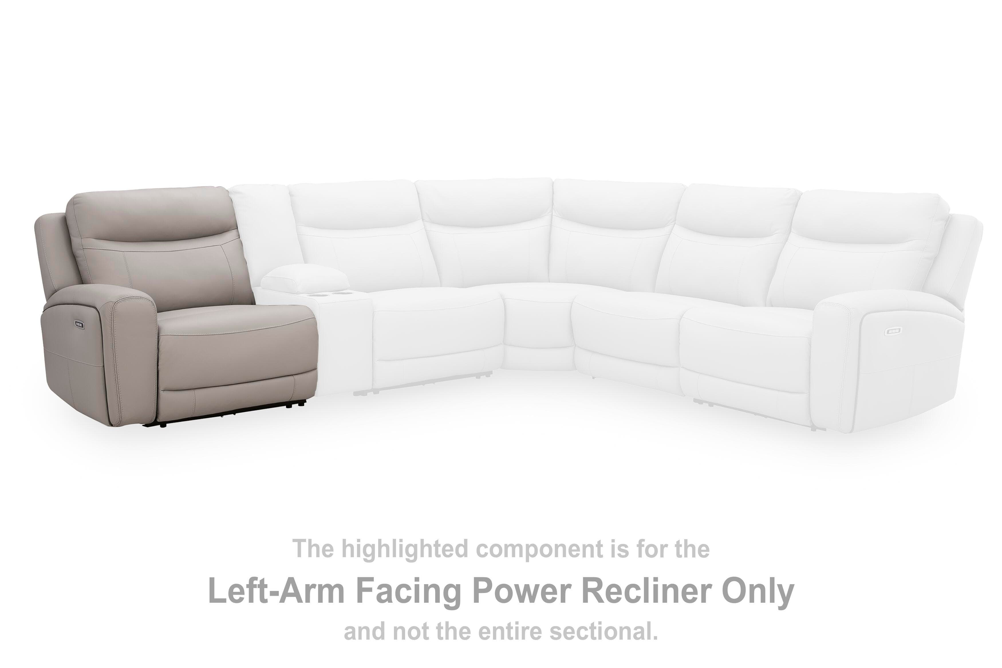Gravier 2-piece Power Reclining Sectional Loveseat
