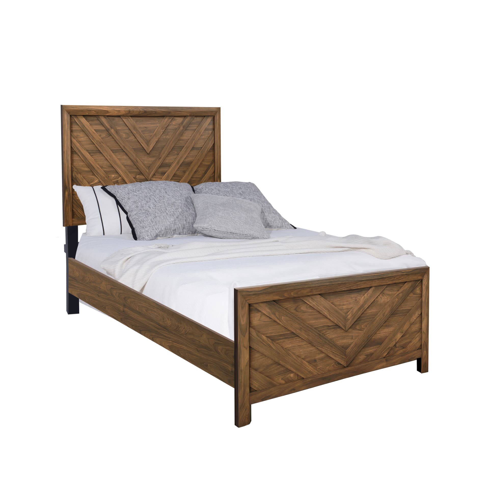 Biscayne Master & Youth Bedroom-sable Biscayne 4/6 F Hb,fb, & Slats-sable