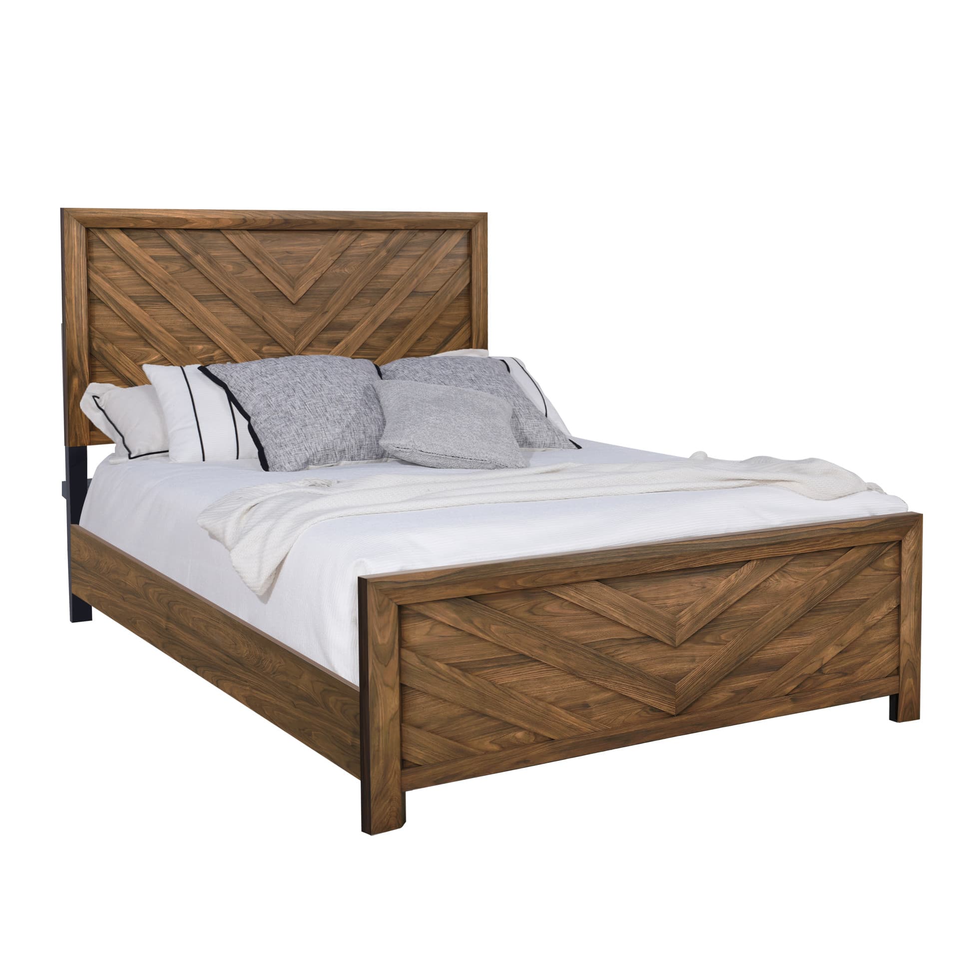 Biscayne Master & Youth Bedroom-sable Biscayne 6/0 Wk Hb,fb, & Slats-sable