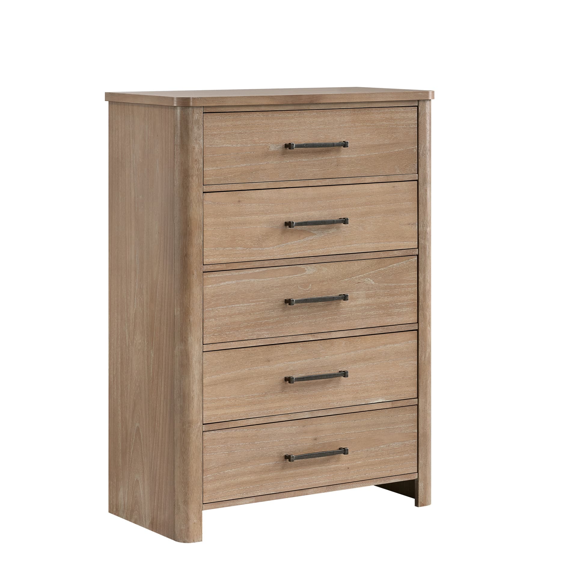 Anika 5 Drawer Chest, Natural