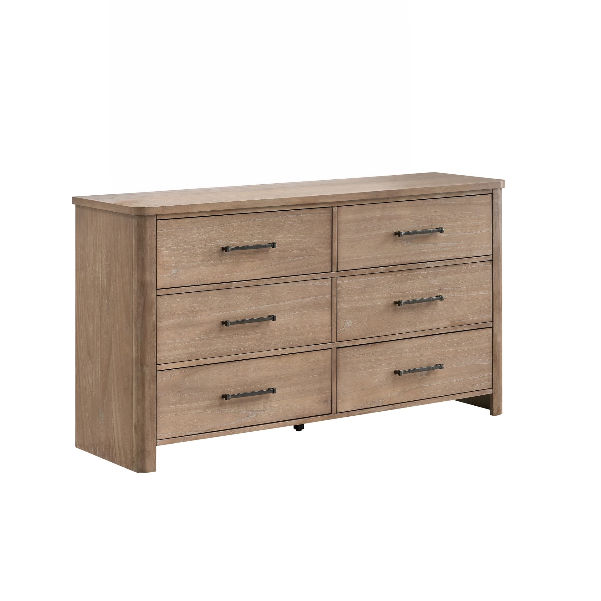Anika 6 Drawer Dresser, Natural