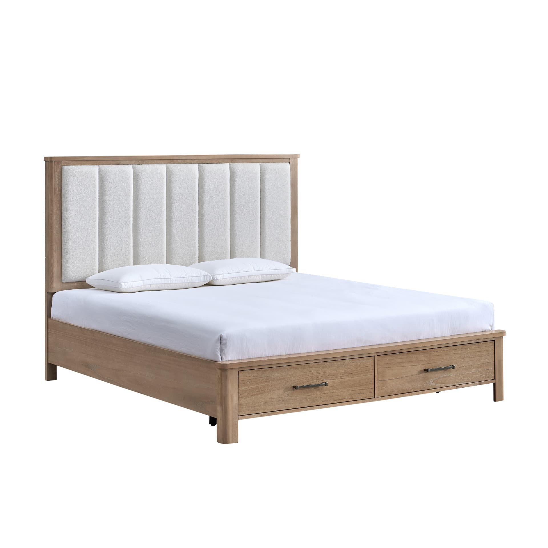 Anika Bedroom Anika 6/0 Wk Storage Bed Side Rails-natural