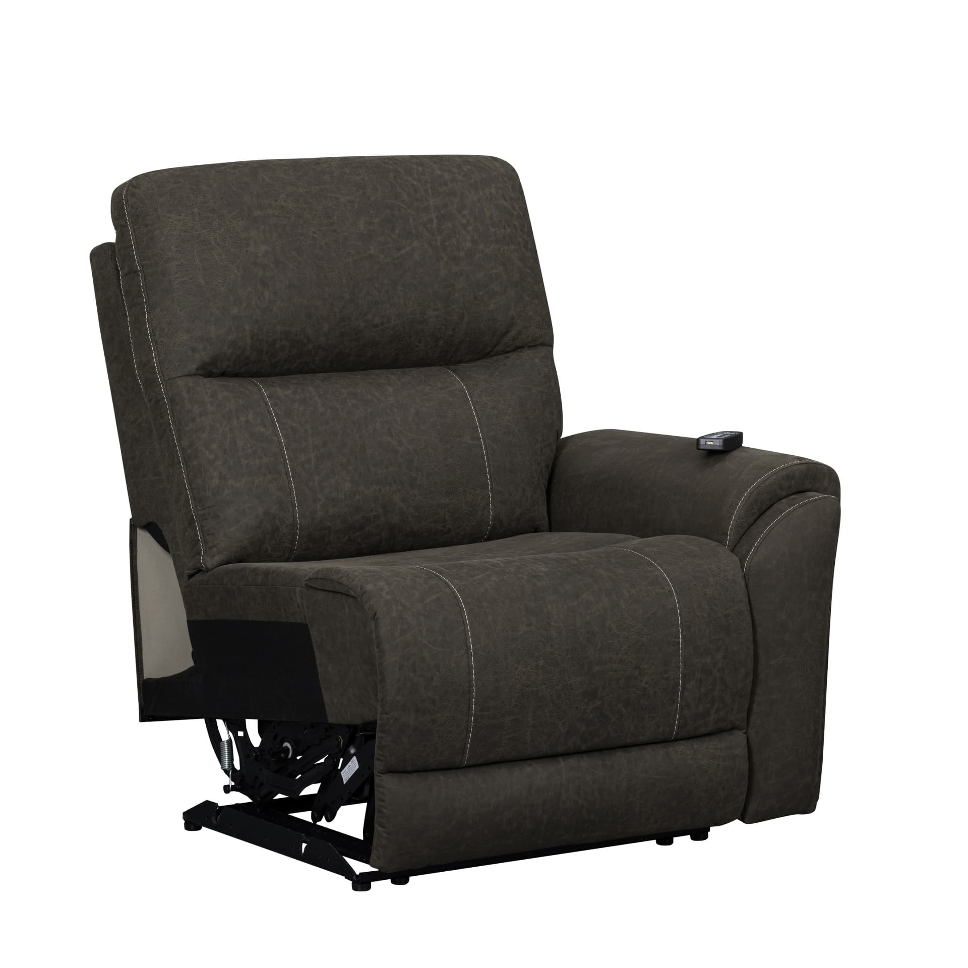 Gaia Right-Arm Facing Recliner with Power Hr, Fr, Massage, Heat, Sable