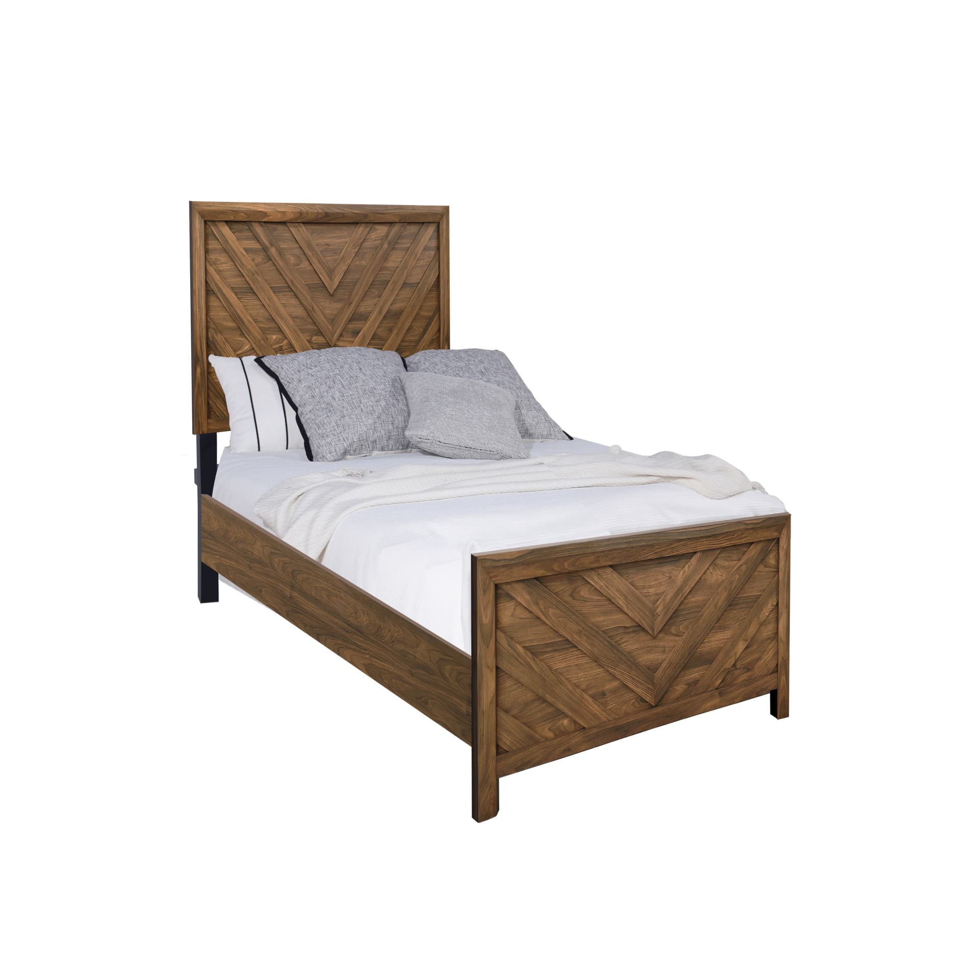 Biscayne Master & Youth Bedroom-sable Biscayne 3/3 T Hb,fb, & Slats-sable