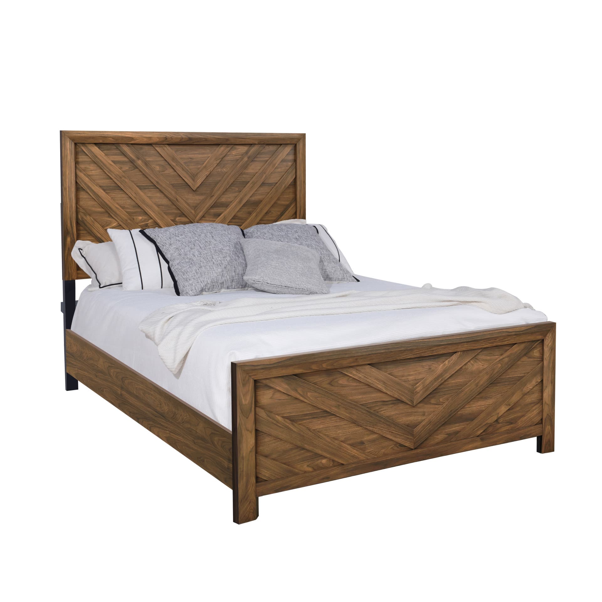Biscayne Master & Youth Bedroom-sable Biscayne 5/0 Q Hb,fb, & Slats-sable